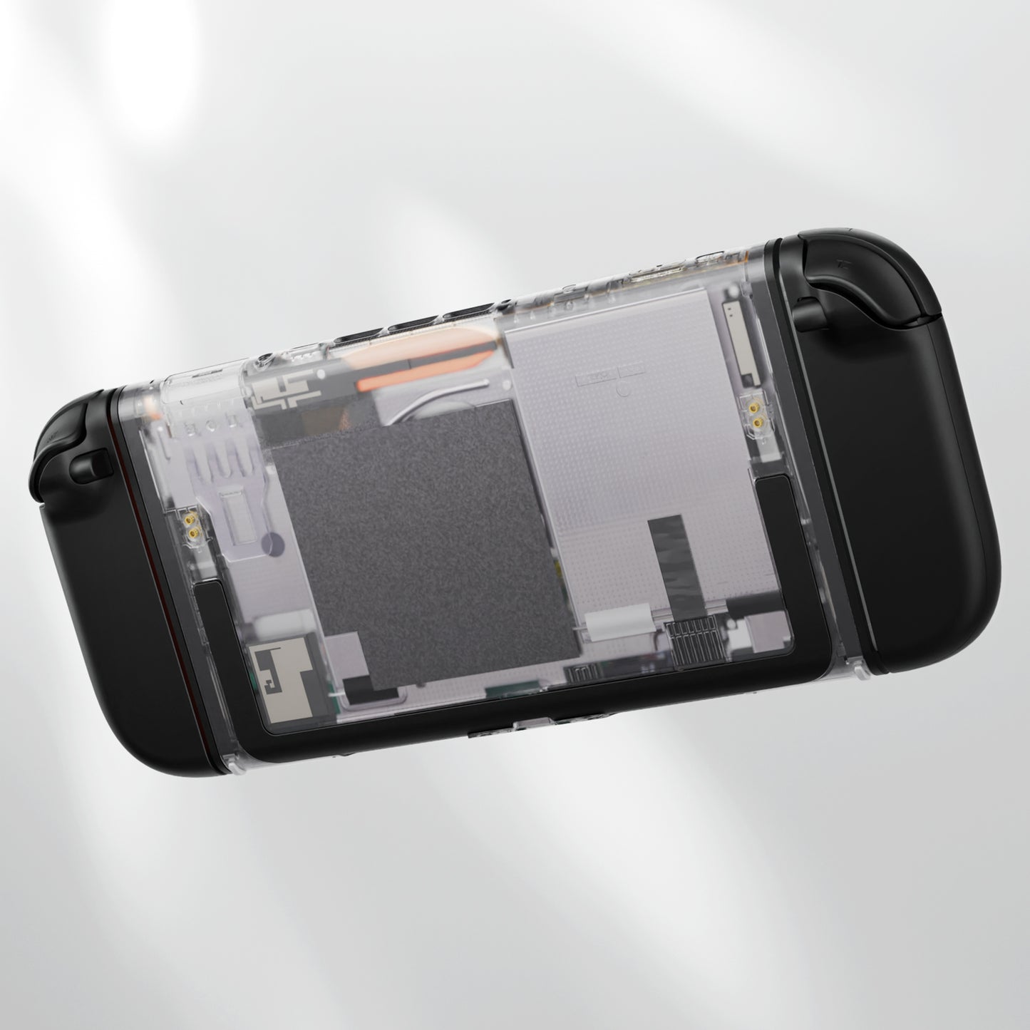 eXtremeRate Nintendo Switch 2コンソール対応交換バックプレート - キックスタンドなし【クリア】