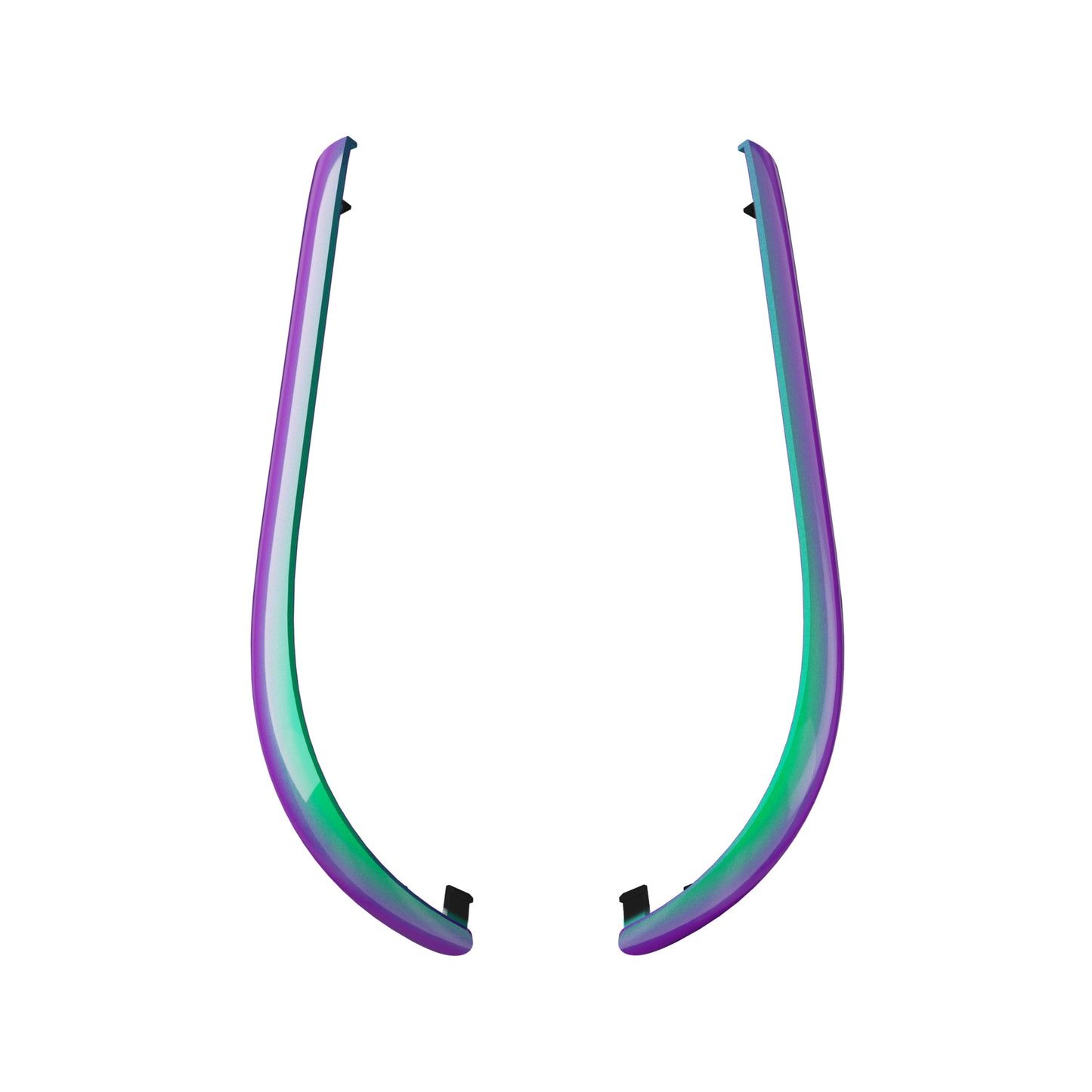 eXtremeRate Nintendo Switch 2ジョイコン対応交換デコレーションストリップ【カメレオングリーンパープル】