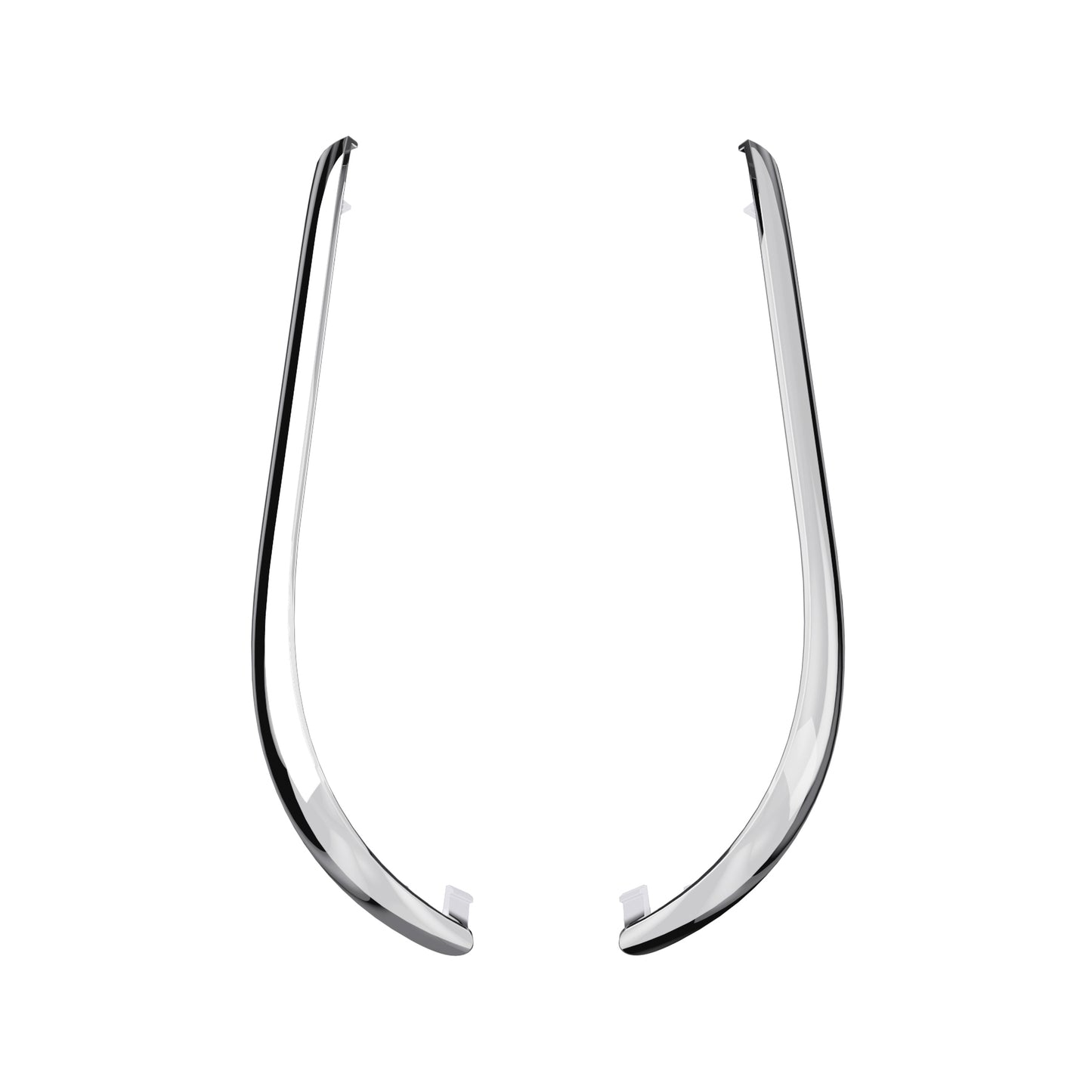 eXtremeRate Nintendo Switch 2ジョイコン対応交換デコレーションストリップ【クロムシルバー】