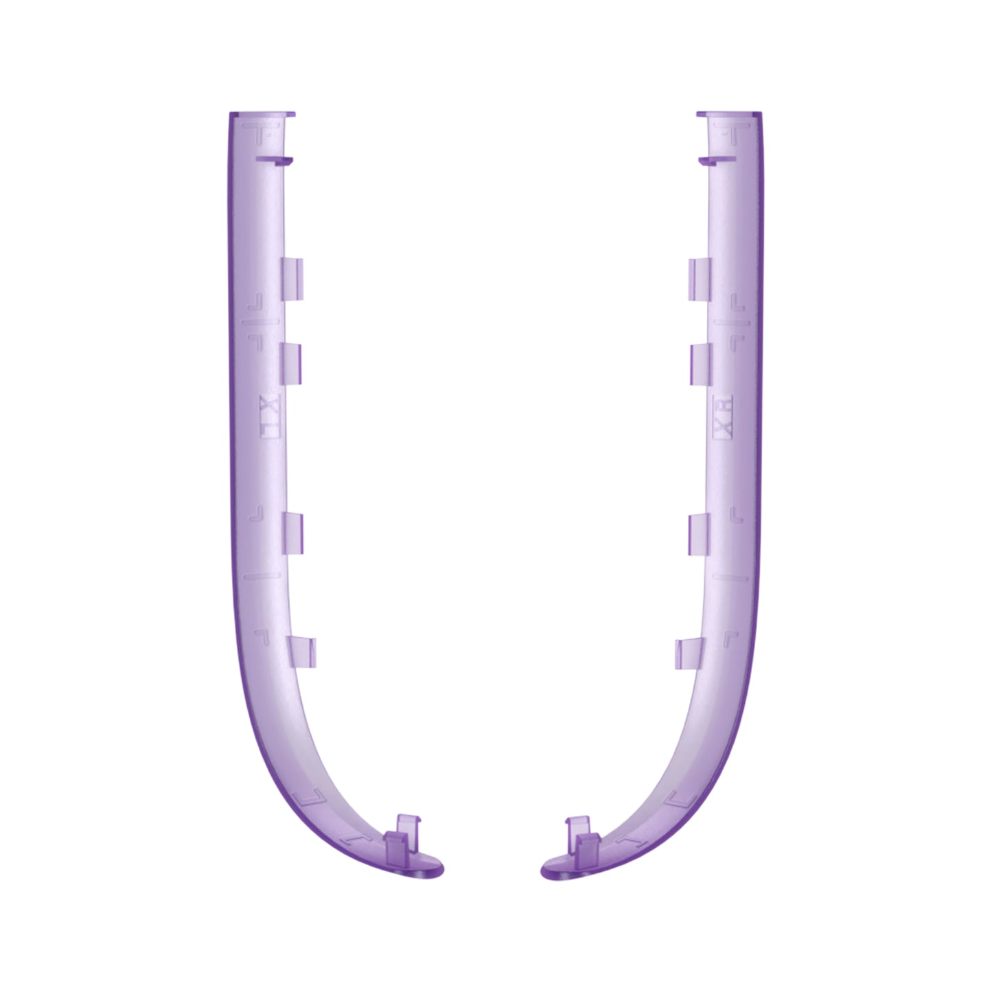 eXtremeRate Nintendo Switch 2ジョイコン対応交換デコレーションストリップ【クリアパープル】