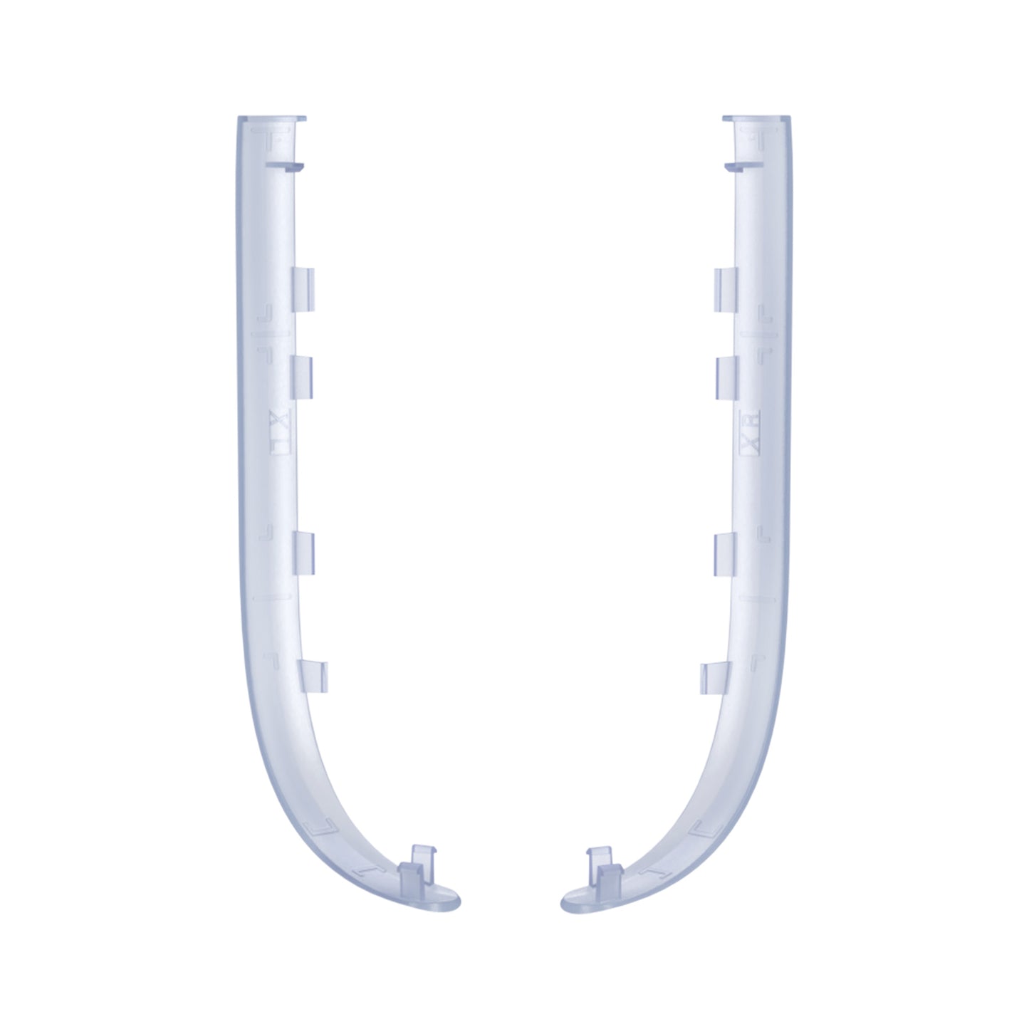 eXtremeRate Nintendo Switch 2ジョイコン対応交換デコレーションストリップ【クリアグレイシャーブルー】