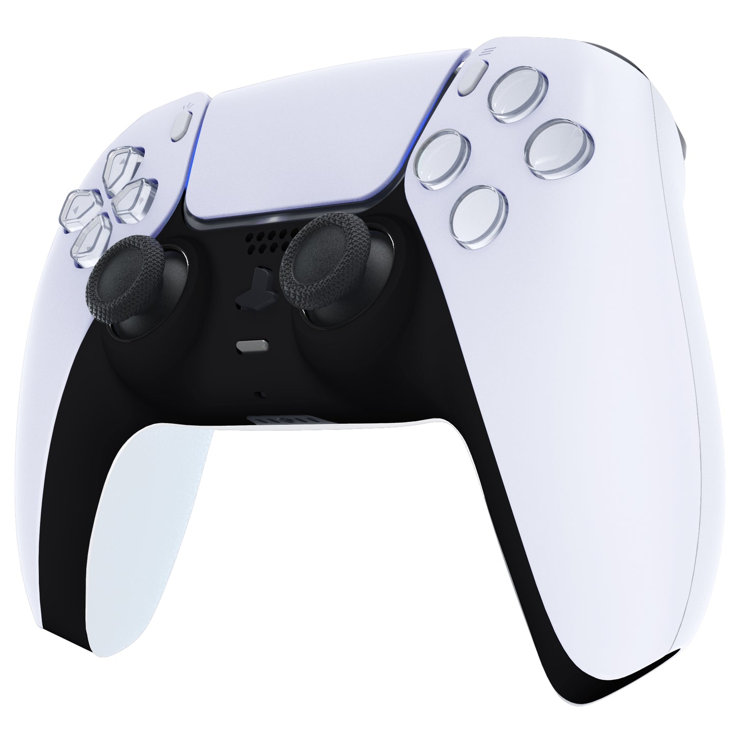 eXtremeRate PS5コントローラーBDM-010/020/030/040/050対応アクセントリング付き交換対応用装飾トリムシェル【ブラック】