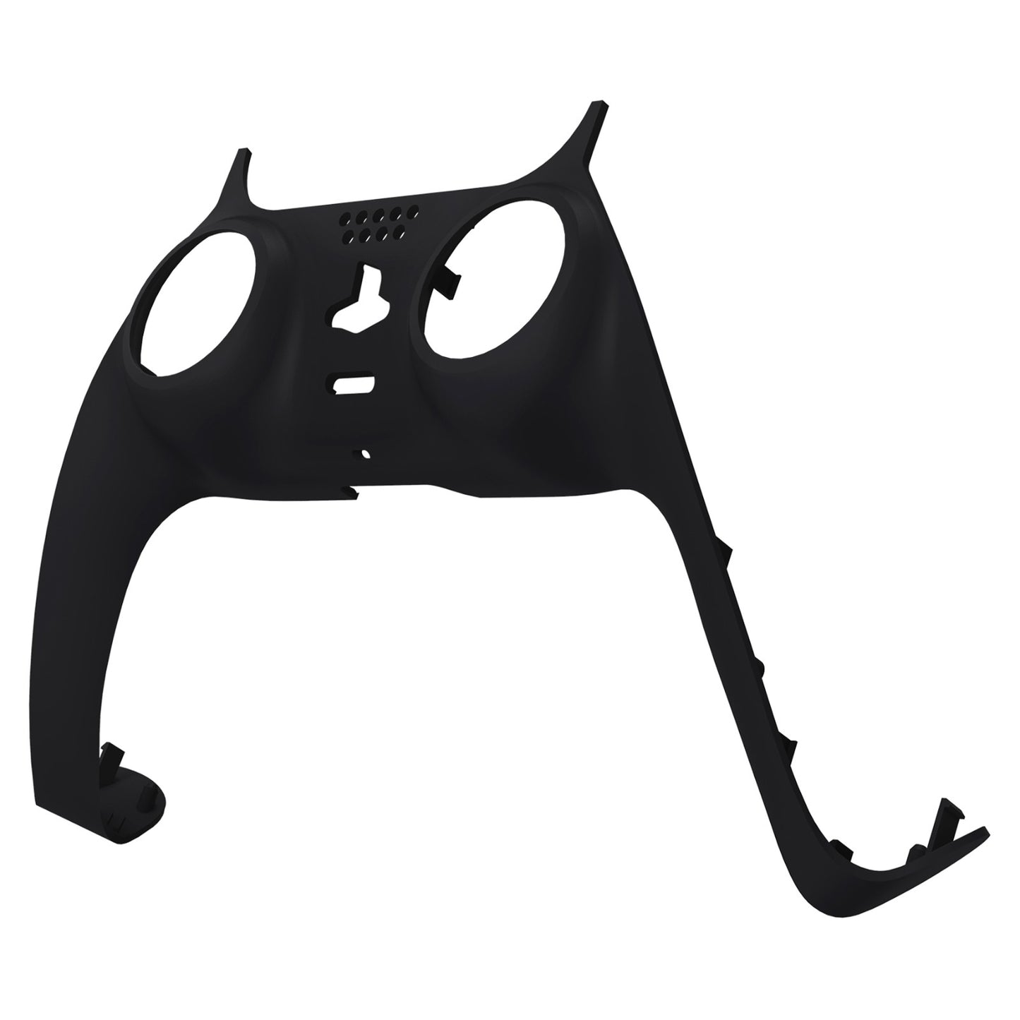 eXtremeRate PS5コントローラーBDM-010/020/030/040/050対応アクセントリング付き交換対応用装飾トリムシェル【ブラック】