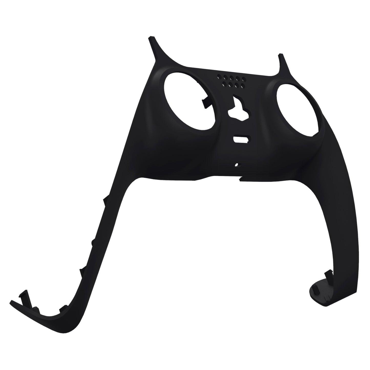 eXtremeRate PS5コントローラーBDM-010/020/030/040/050対応アクセントリング付き交換対応用装飾トリムシェル【ブラック】