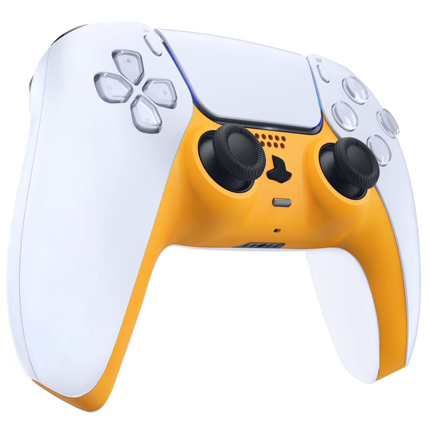 eXtremeRate PS5コントローラーBDM-010/020/030/040/050対応アクセントリング付き交換対応用装飾トリムシェル【イエロー】