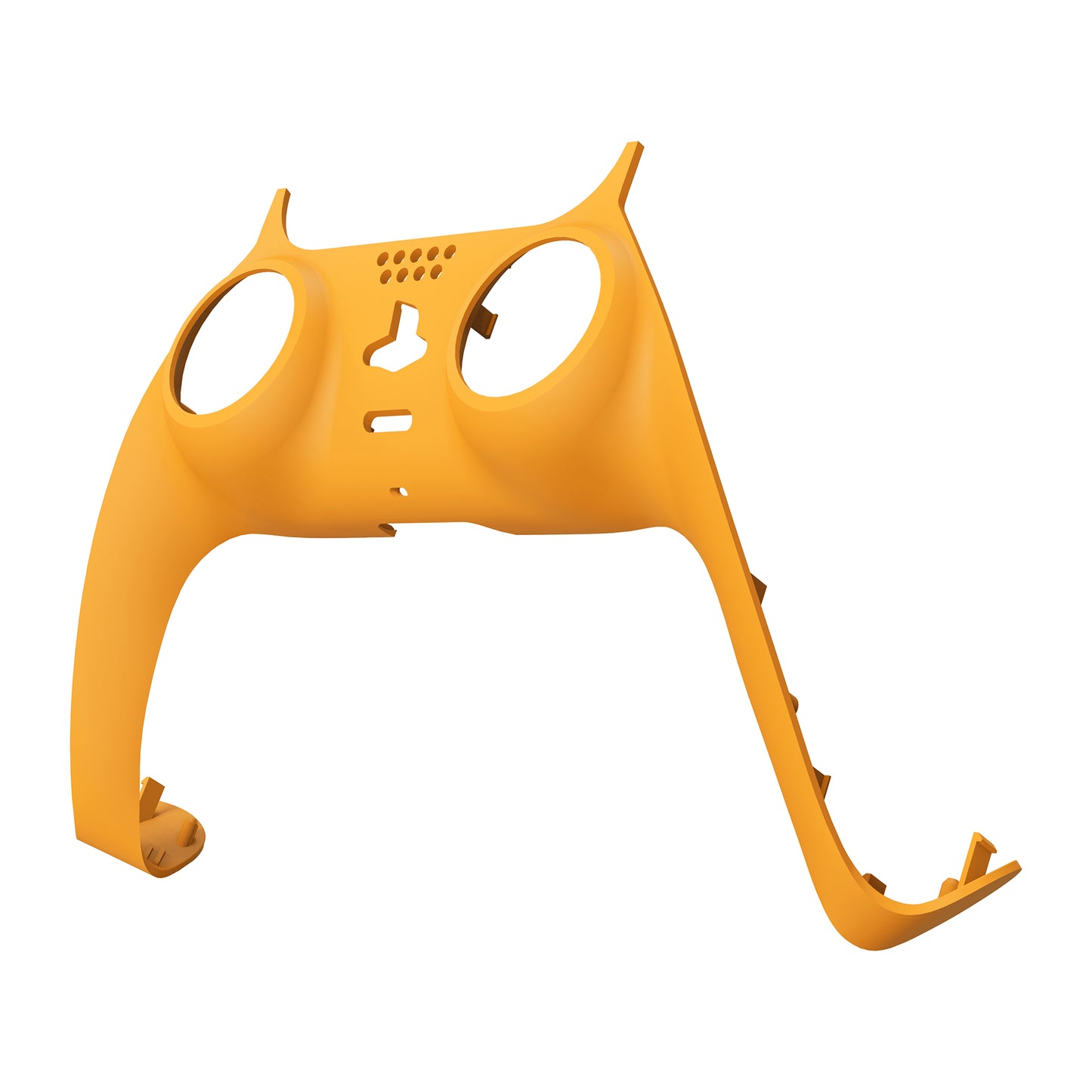 eXtremeRate PS5コントローラーBDM-010/020/030/040/050対応アクセントリング付き交換対応用装飾トリムシェル【イエロー】