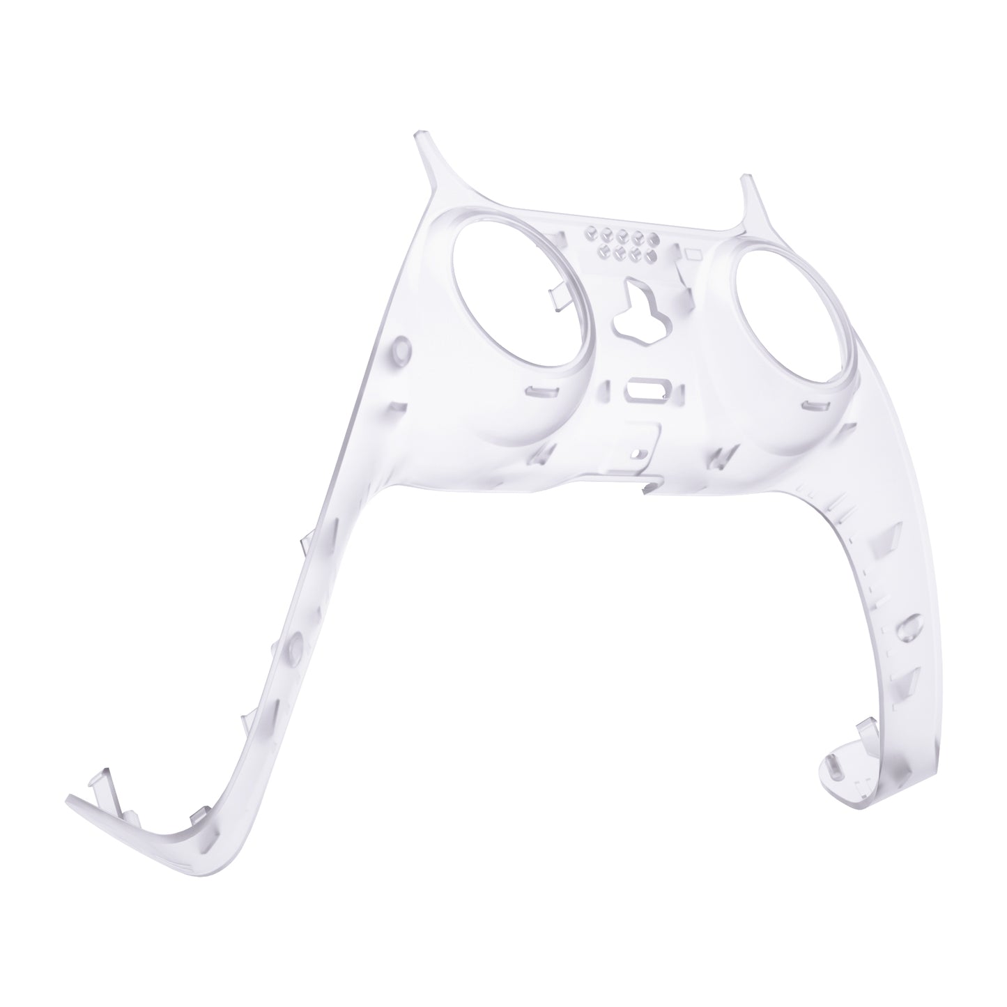 eXtremeRate PS5コントローラーBDM-010/020/030/040/050対応アクセントリング付き交換対応用装飾トリムシェル【クリア】