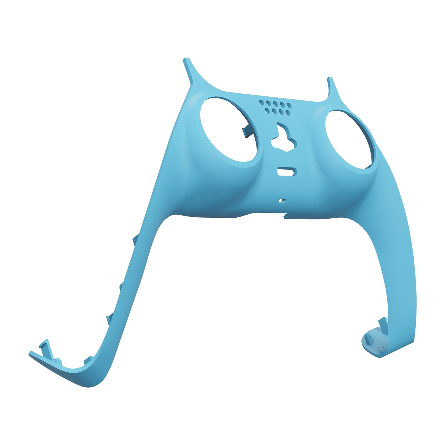 eXtremeRate PS5コントローラーBDM-010/020/030/040/050対応アクセントリング付き交換対応用装飾トリムシェル【ヘブンブルー】