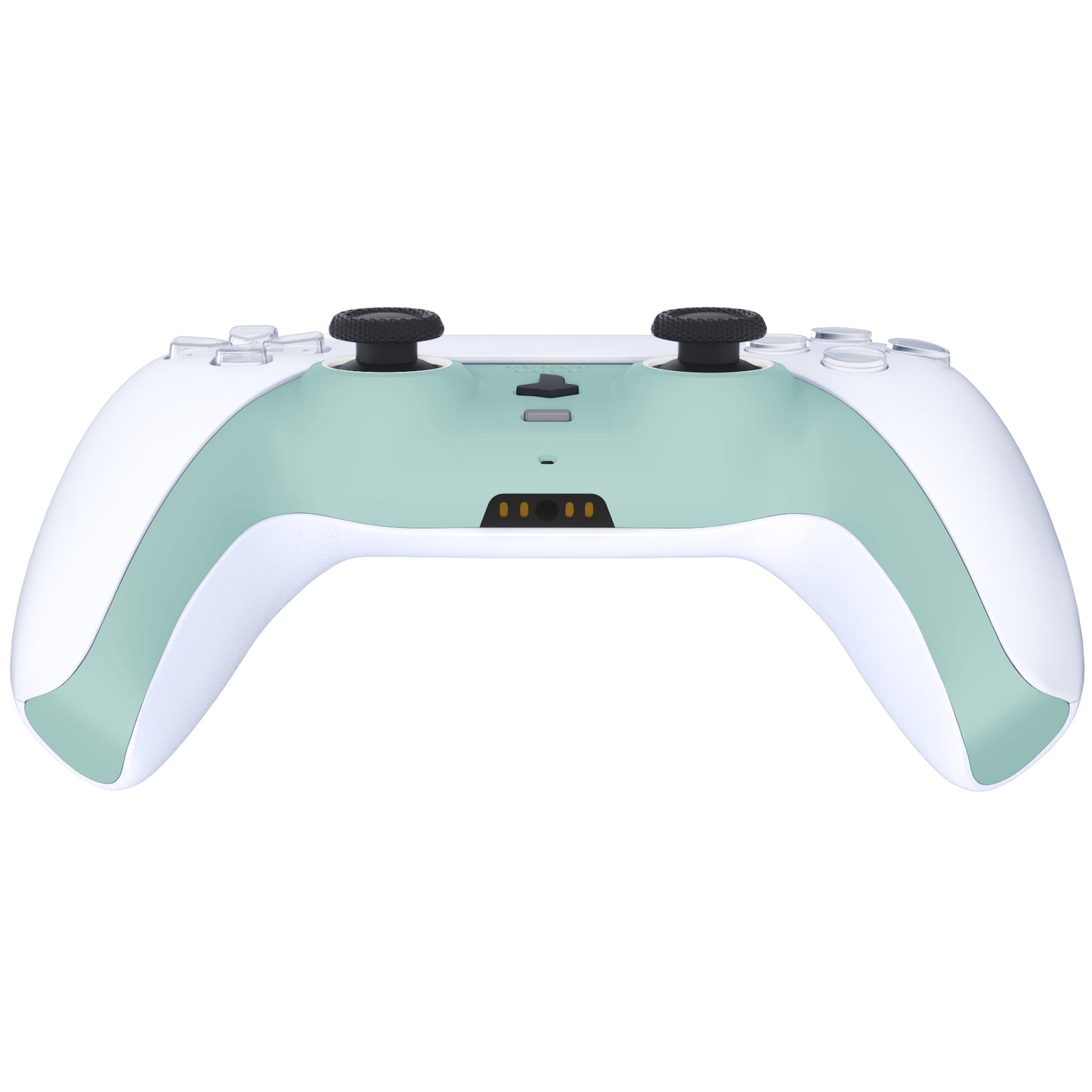 eXtremeRate PS5コントローラーBDM-010/020/030/040/050対応アクセントリング付き交換対応用装飾トリムシェル【ライトシアン】