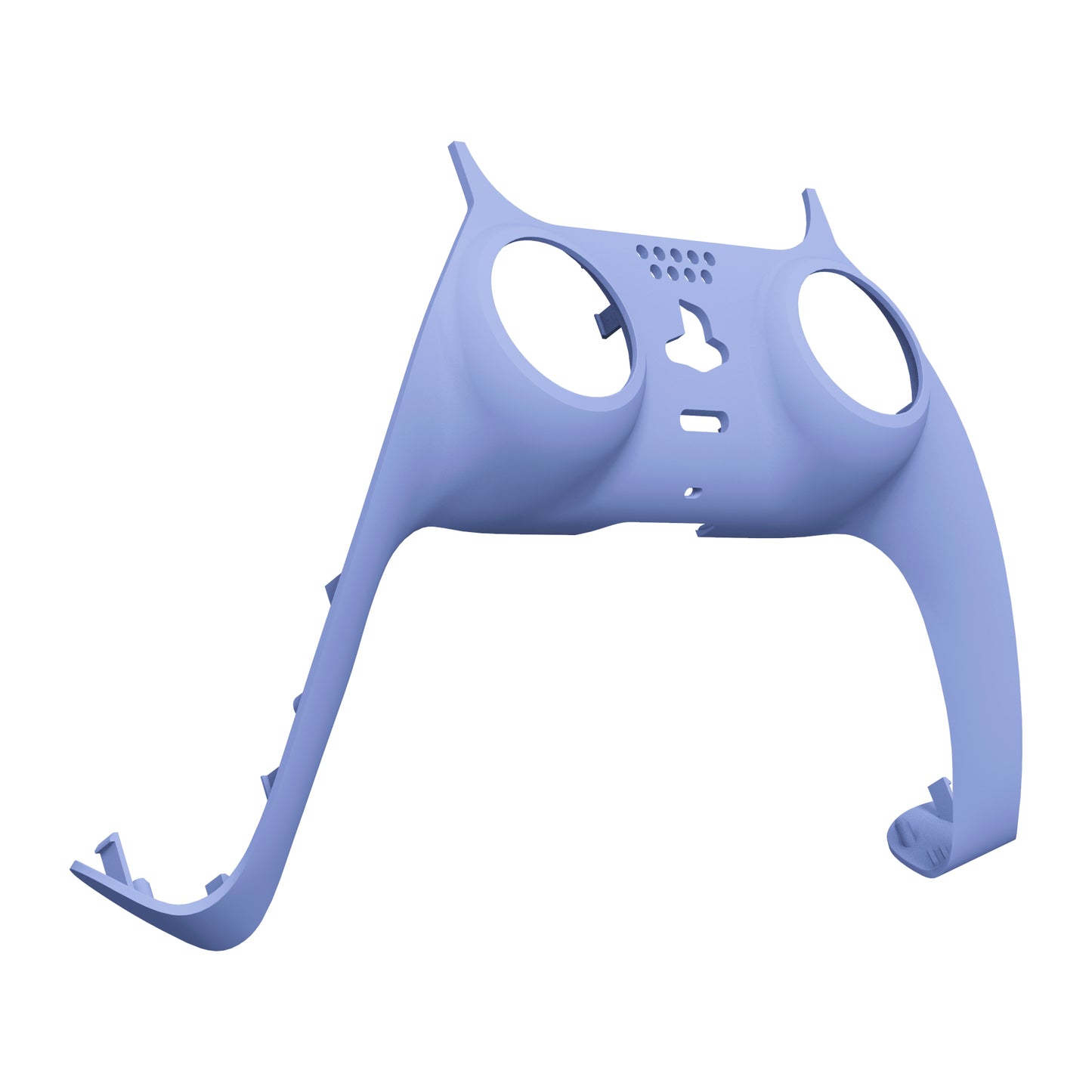 eXtremeRate PS5コントローラーBDM-010/020/030/040/050対応アクセントリング付き交換対応用装飾トリムシェル【ライトバイオレット】