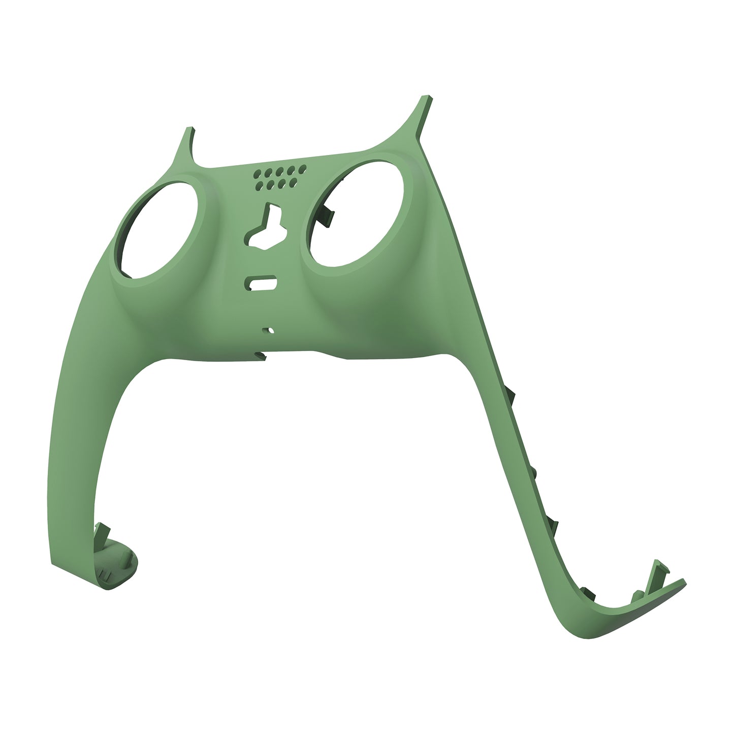 eXtremeRate PS5コントローラーBDM-010/020/030/040/050対応アクセントリング付き交換対応用装飾トリムシェル【抹茶グリーン】
