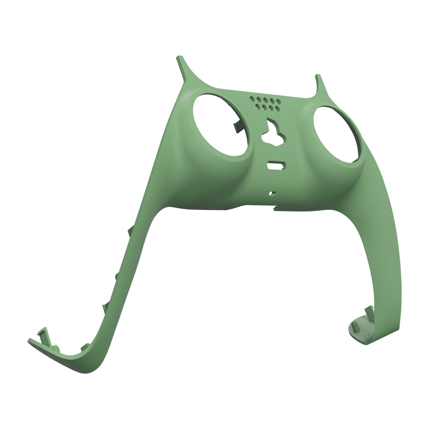 eXtremeRate PS5コントローラーBDM-010/020/030/040/050対応アクセントリング付き交換対応用装飾トリムシェル【抹茶グリーン】