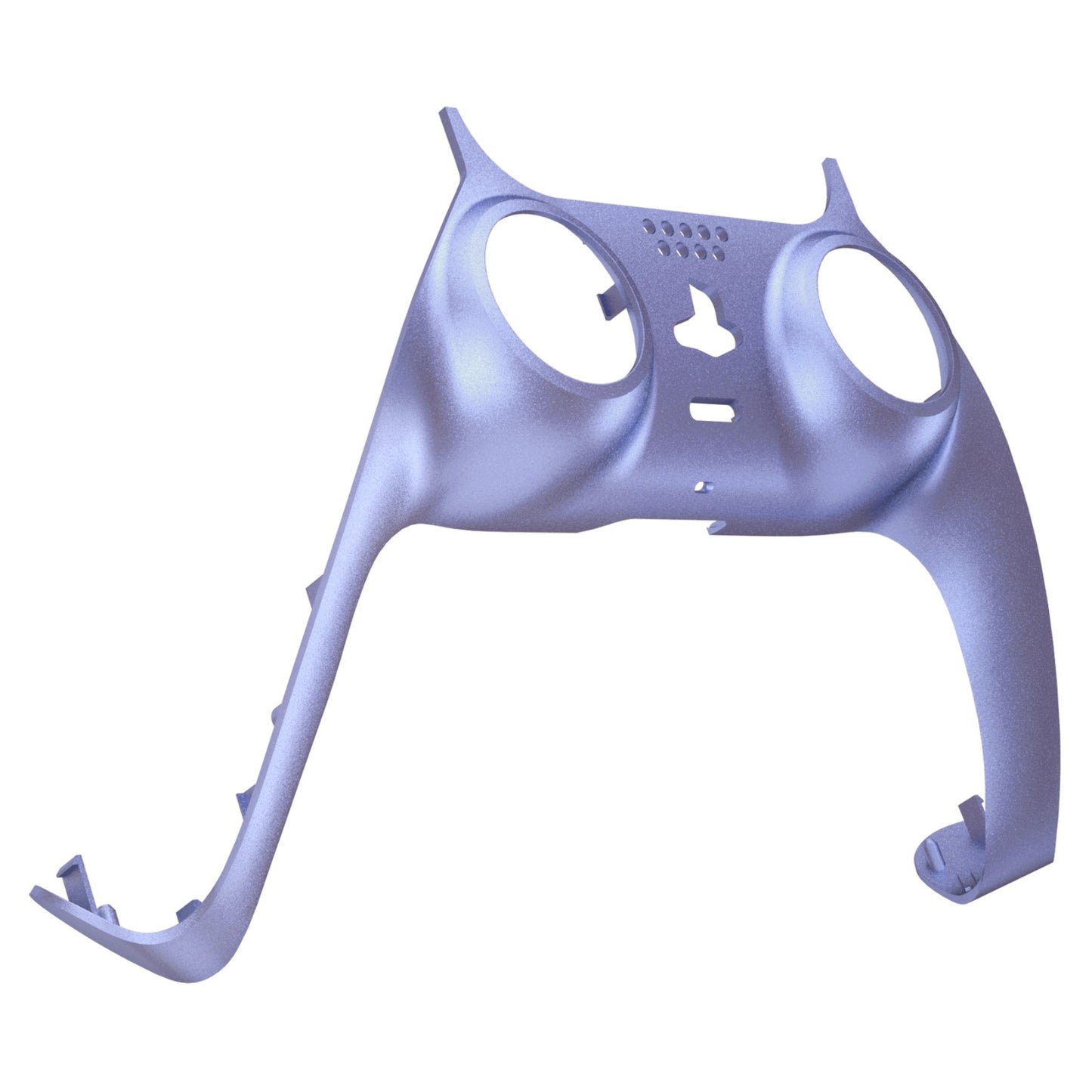 eXtremeRate PS5コントローラーBDM-010/020/030/040/050対応アクセントリング付き交換対応用装飾トリムシェル【メタリックスノーストームモーヴ】