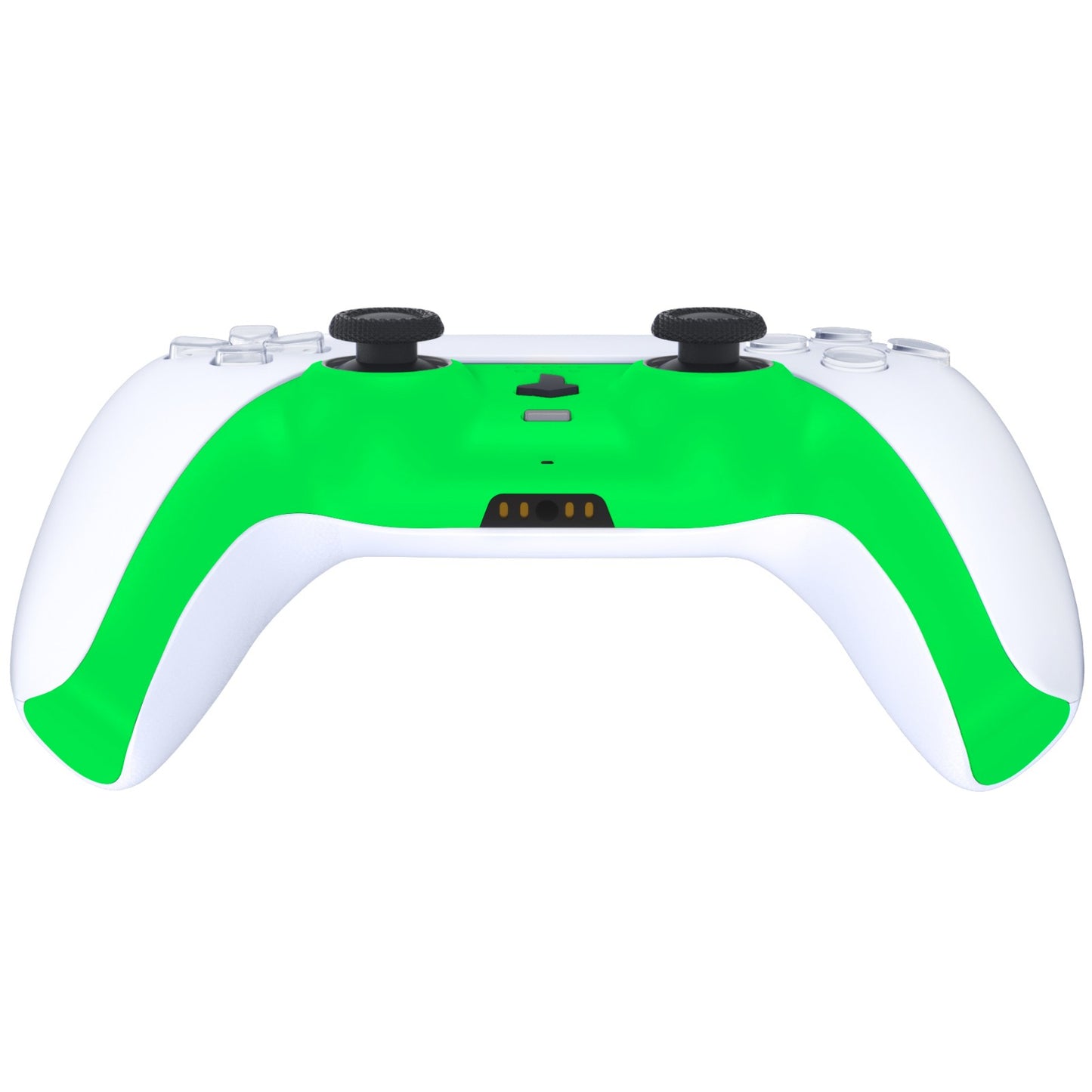 eXtremeRate PS5コントローラーBDM-010/020/030/040/050対応アクセントリング付き交換対応用装飾トリムシェル【ネオングリーン】