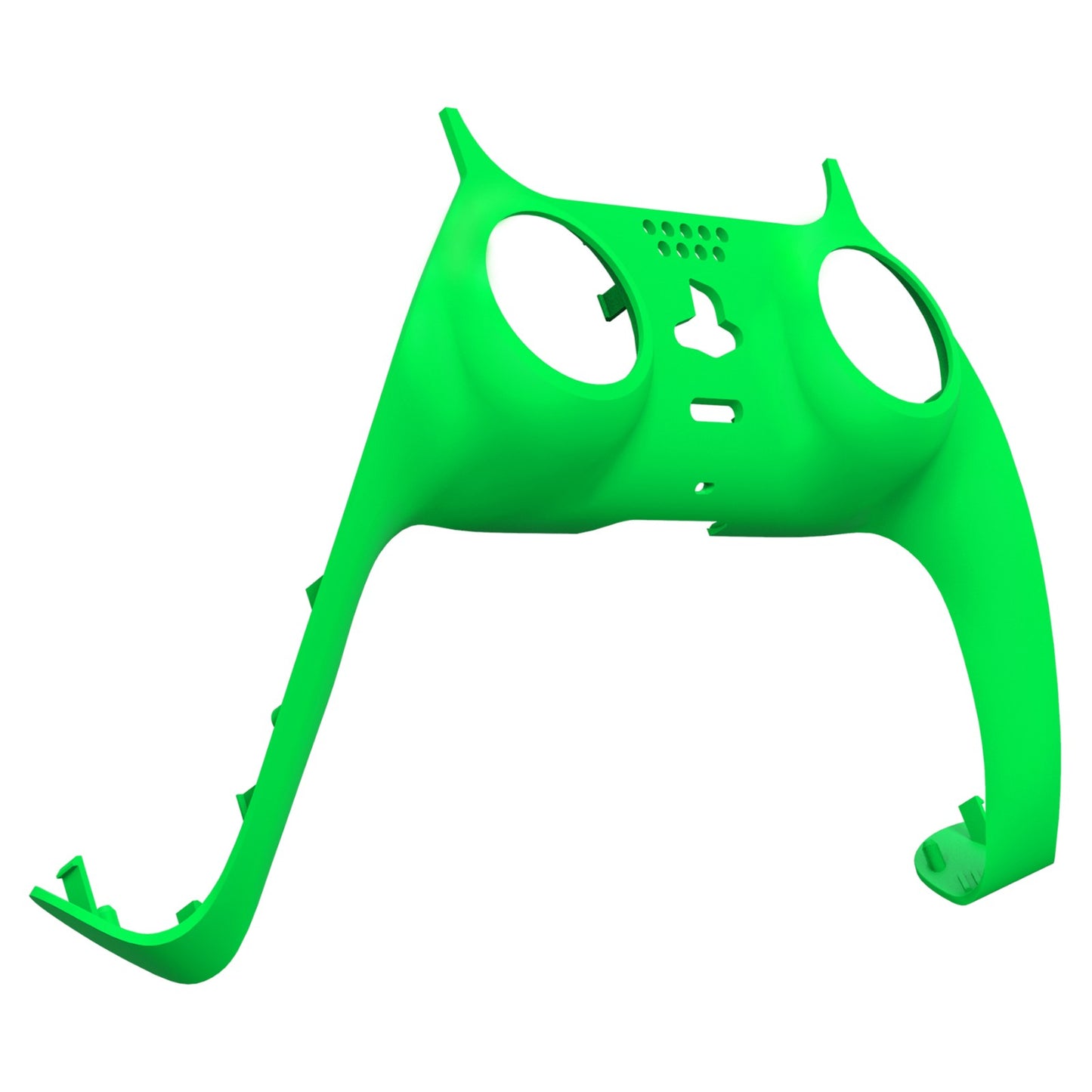 eXtremeRate PS5コントローラーBDM-010/020/030/040/050対応アクセントリング付き交換対応用装飾トリムシェル【ネオングリーン】