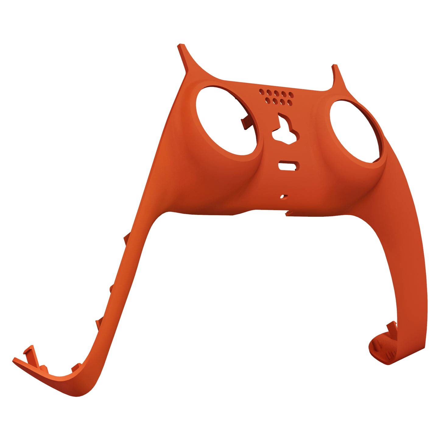 eXtremeRate PS5コントローラーBDM-010/020/030/040/050対応アクセントリング付き交換対応用装飾トリムシェル【オレンジ】