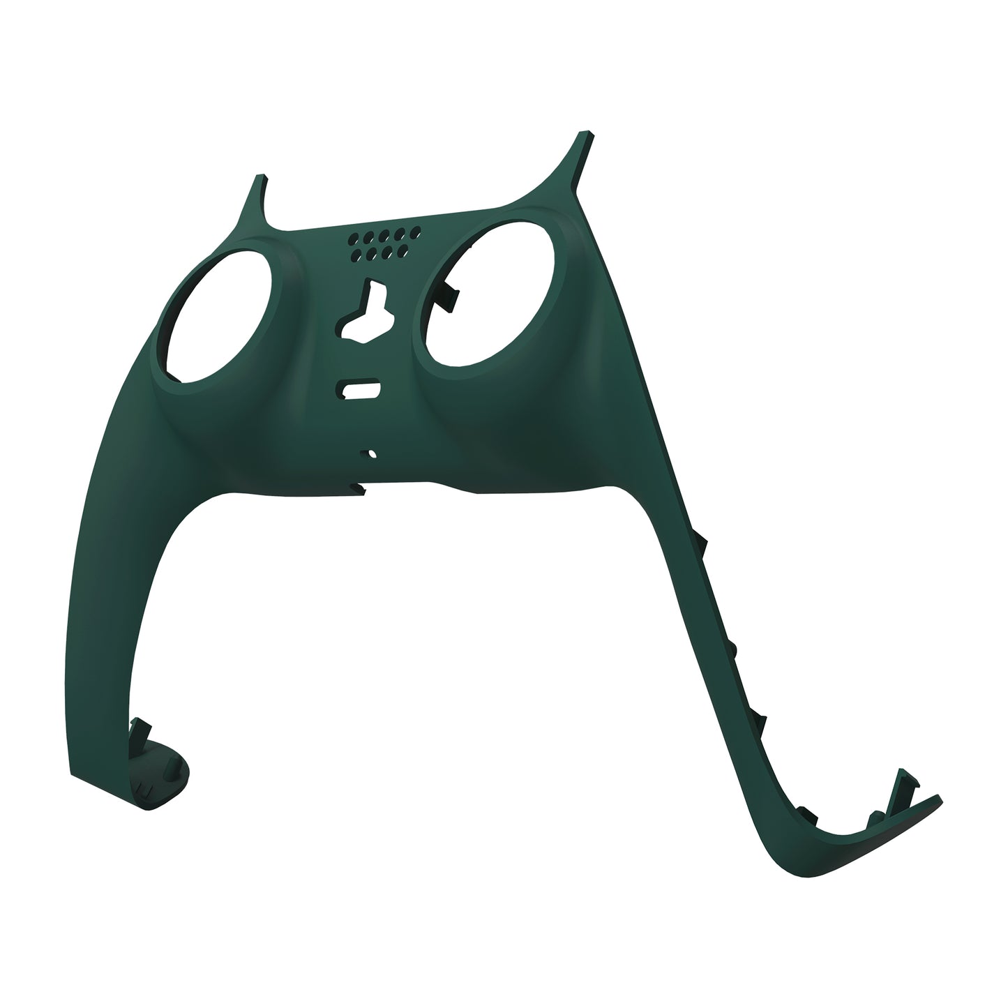 eXtremeRate PS5コントローラーBDM-010/020/030/040/050対応アクセントリング付き交換対応用装飾トリムシェル【レーシンググリーン】