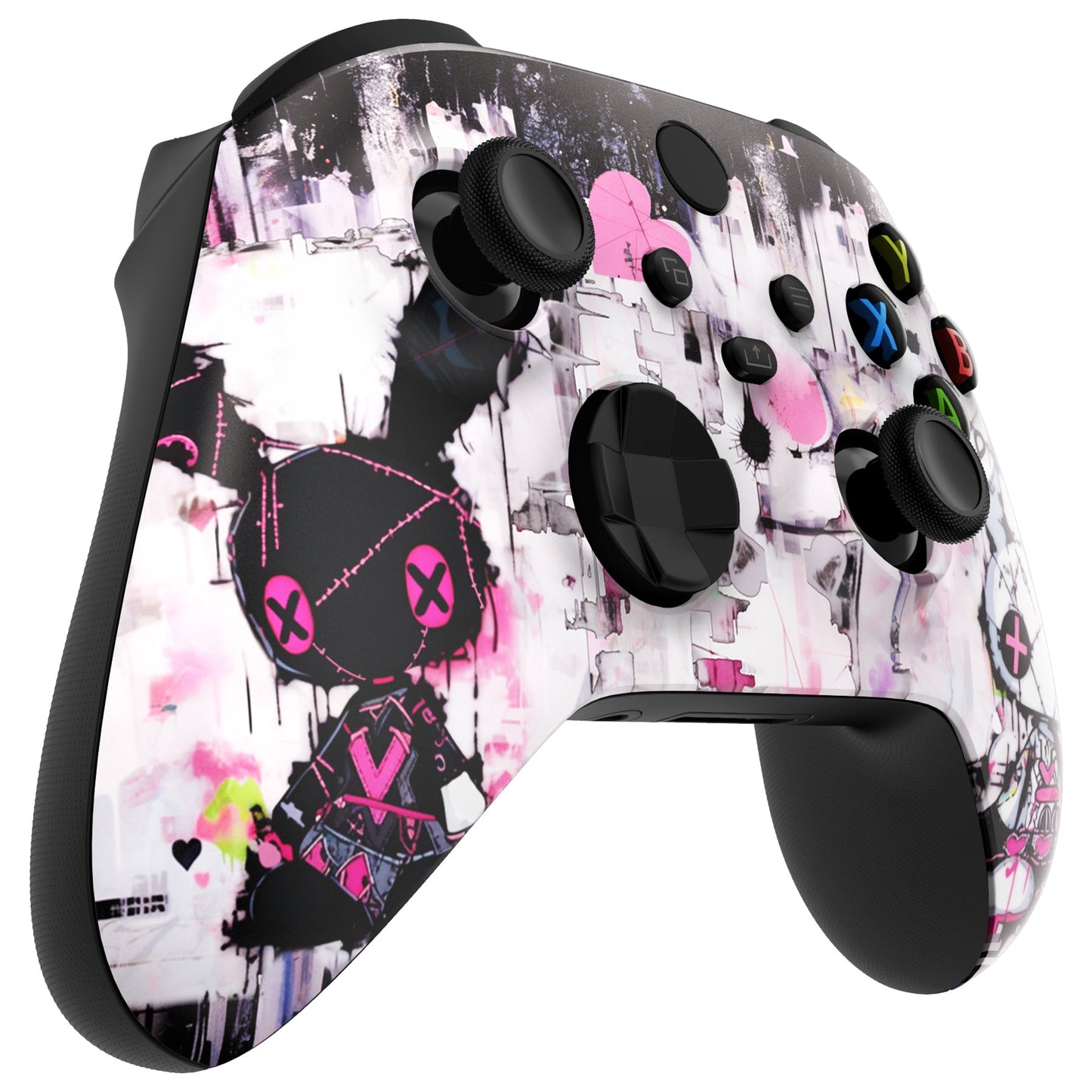 eXtremeRate Xbox Series X&Sコントローラー用交換フロントハウジングシェル【可愛いパンク兎ちゃん】