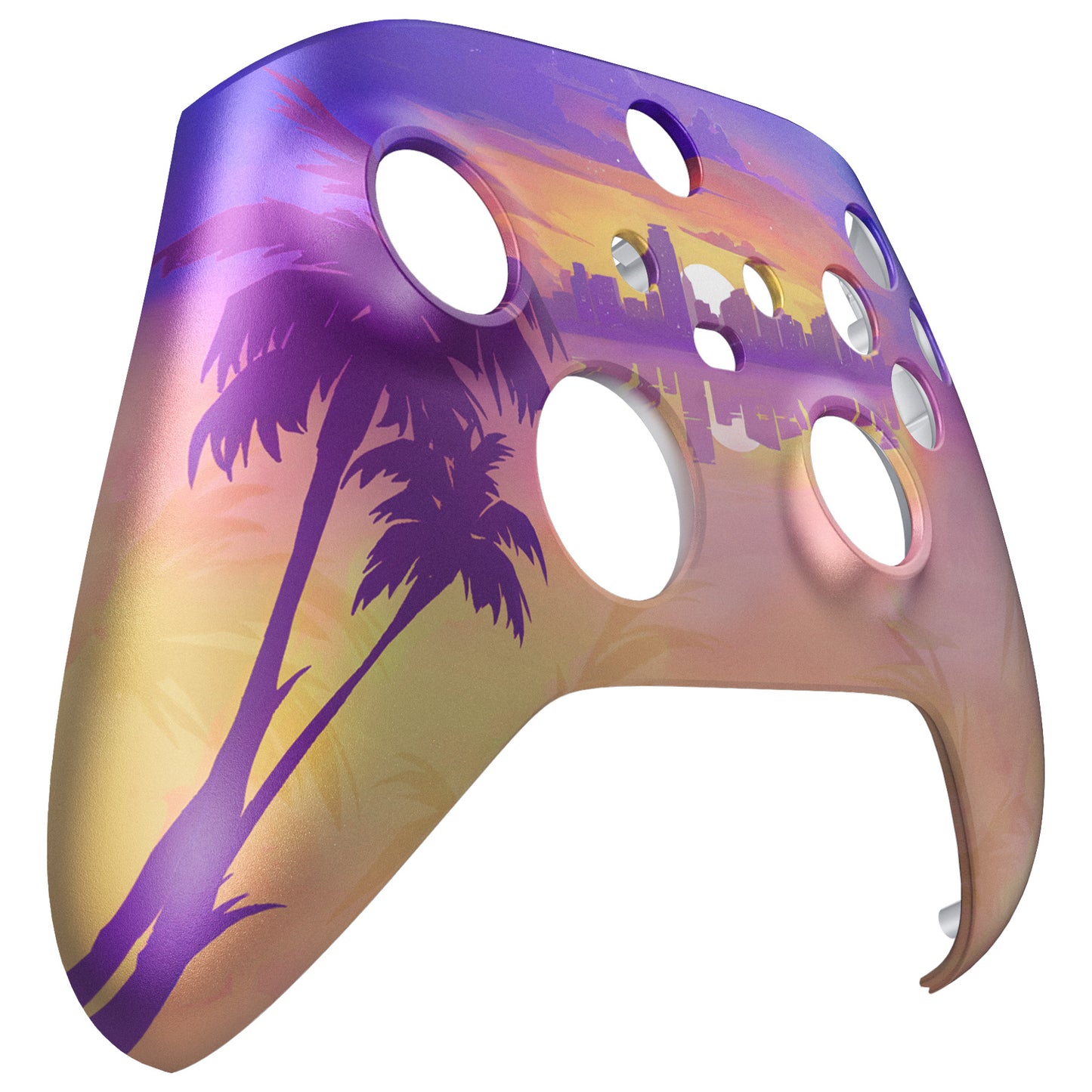 eXtremeRate Xbox Series X&Sコントローラー用交換フロントハウジングシェル【マイアミの夕日】