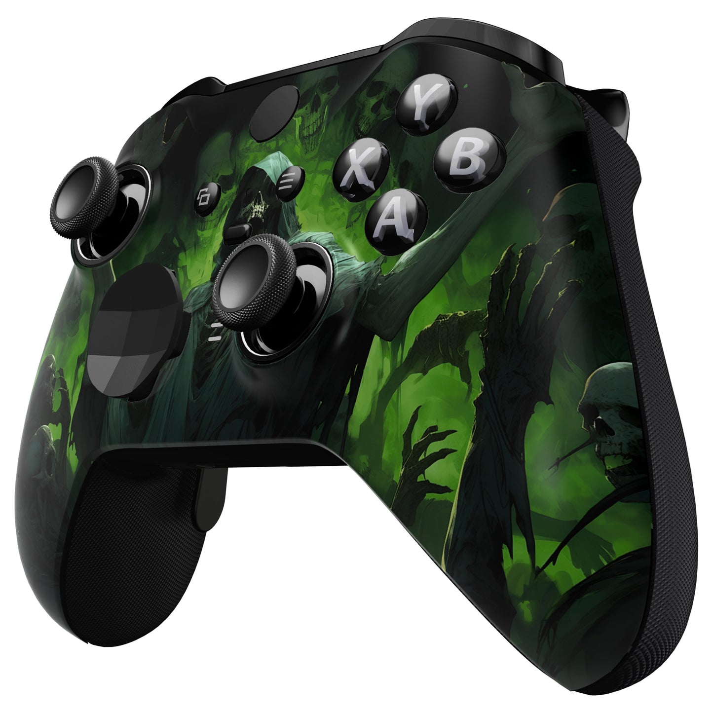 eXtremeRate Xbox One Elite Series 2&Elite 2 Coreコントローラー(モデル1797)用交換フロントハウジングシェルケース&アクセントリング【悪霊カーニバル】