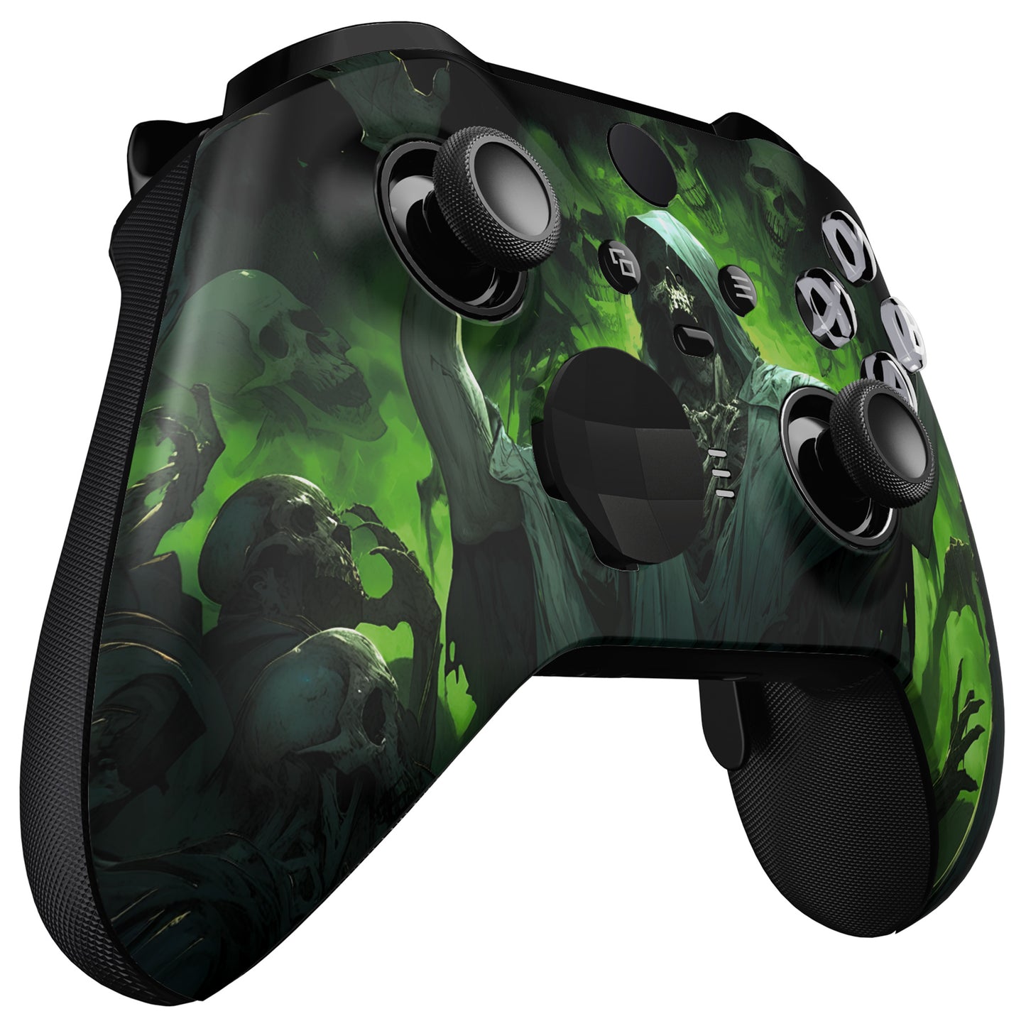 eXtremeRate Xbox One Elite Series 2&Elite 2 Coreコントローラー(モデル1797)用交換フロントハウジングシェルケース&アクセントリング【悪霊カーニバル】