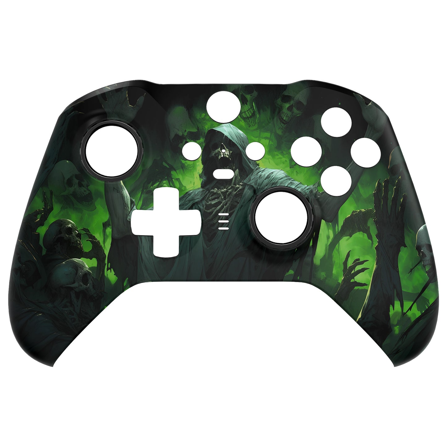eXtremeRate Xbox One Elite Series 2&Elite 2 Coreコントローラー(モデル1797)用交換フロントハウジングシェルケース&アクセントリング【悪霊カーニバル】