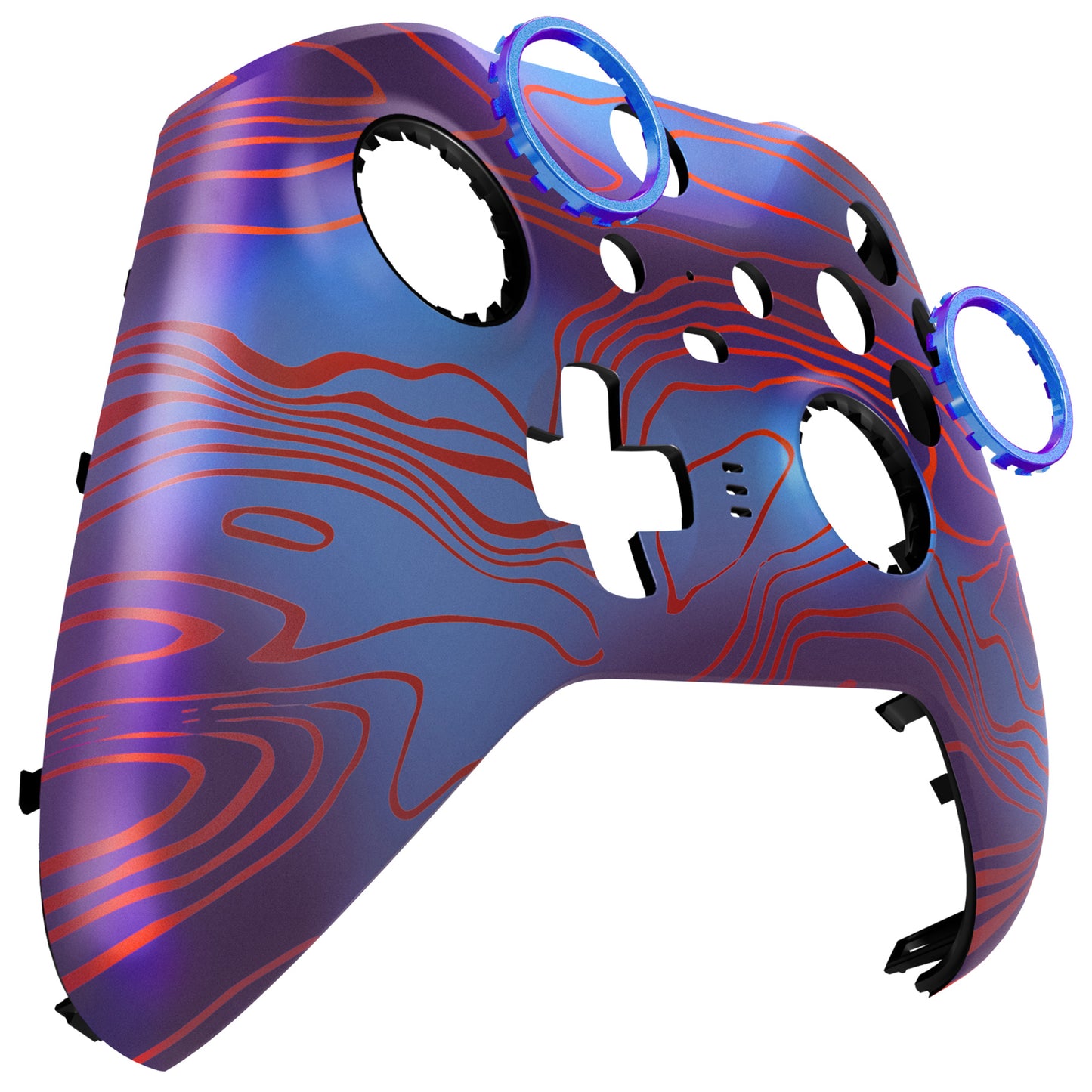 eXtremeRate Xbox One Elite Series 2&Elite 2 Coreコントローラー(モデル1797)用交換フロントハウジングシェルケース&アクセントリング【ダマスクス】