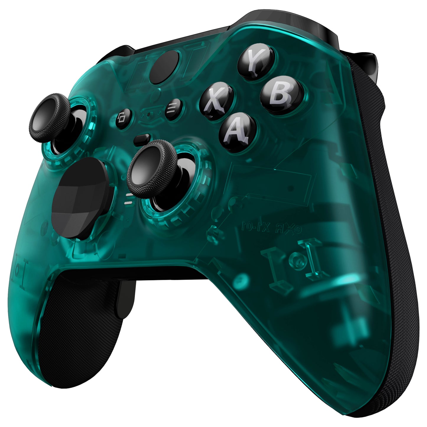 eXtremeRate Xbox One Elite Series 2&Elite 2 Coreコントローラー(モデル1797)用交換フロントハウジングシェルケース&アクセントリング【エメラルドグリーン】
