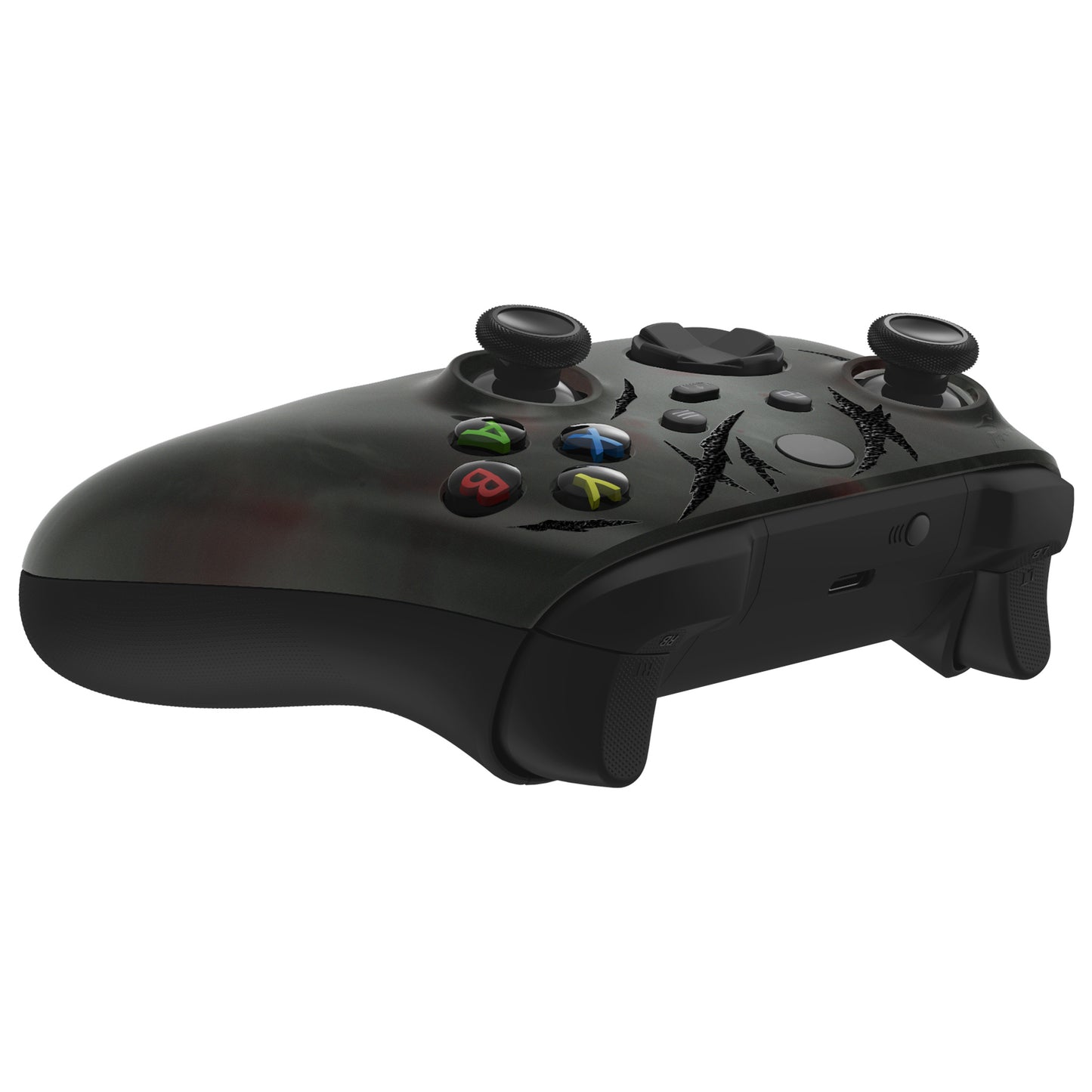 eXtremeRate Xbox Series X&Sコントローラー用交換フロントハウジングシェル【血の霧】