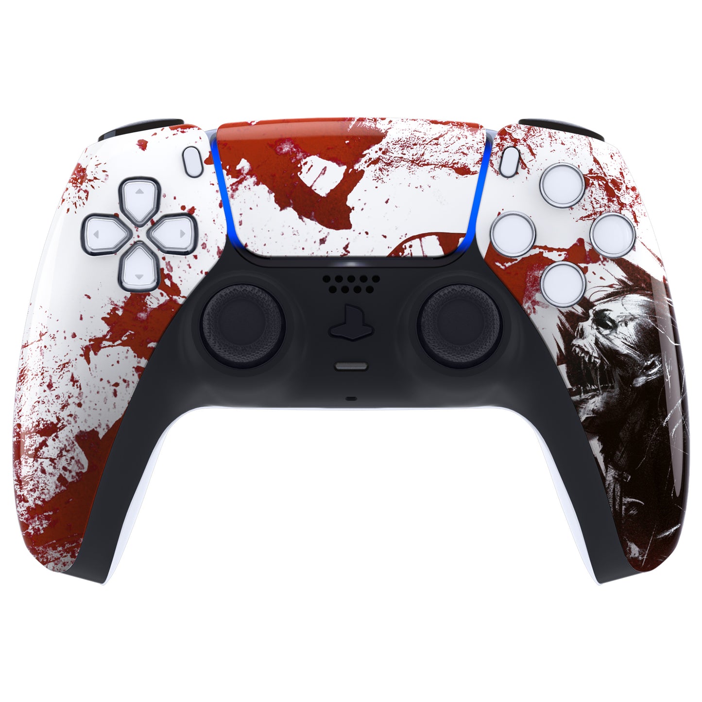 eXtremeRate PS5コントローラーBDM-010/020/030/040/050対応交換対応用フロントハウジングシェル&タッチパッド【ゾンビ】