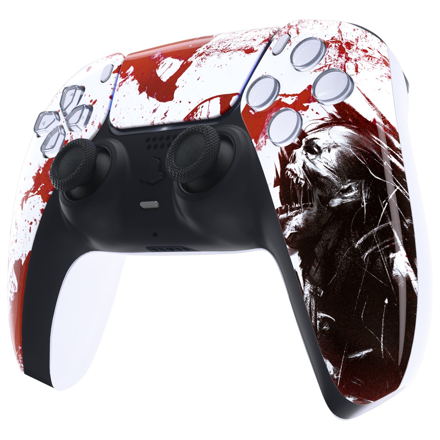 eXtremeRate PS5コントローラーBDM-010/020/030/040/050対応交換対応用フロントハウジングシェル&タッチパッド【ゾンビ】