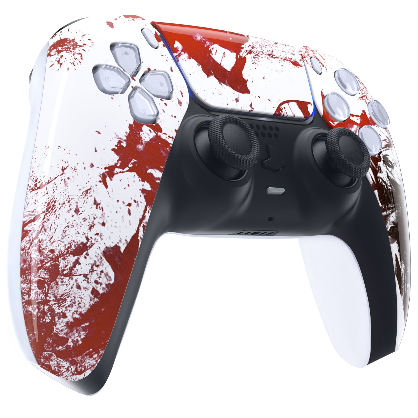 eXtremeRate PS5コントローラーBDM-010/020/030/040/050対応交換対応用フロントハウジングシェル&タッチパッド【ゾンビ】