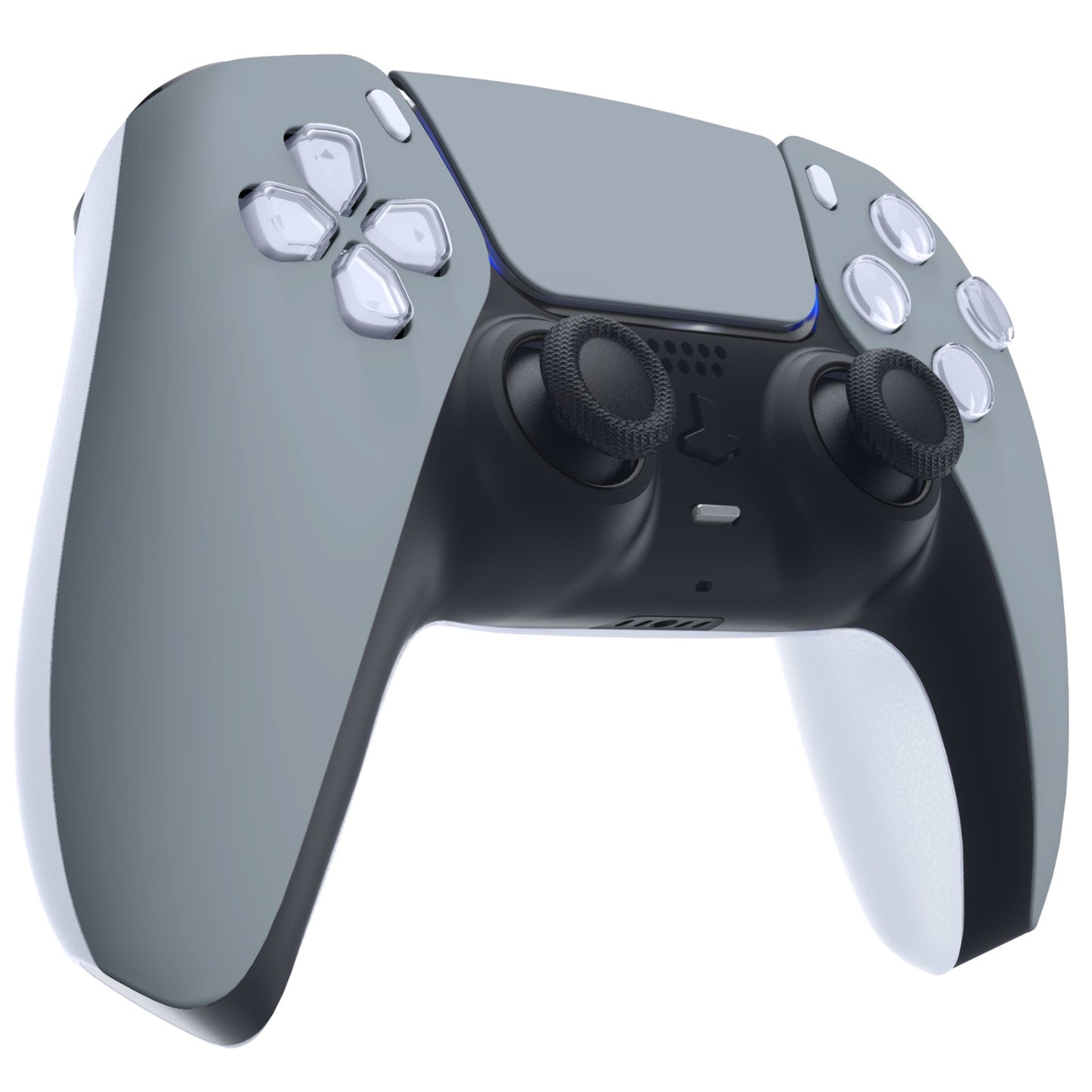 eXtremeRate PS5コントローラーBDM-010/020/030/040/050対応交換対応用フロントハウジングシェル&タッチパッド【ニューホープグレイ】
