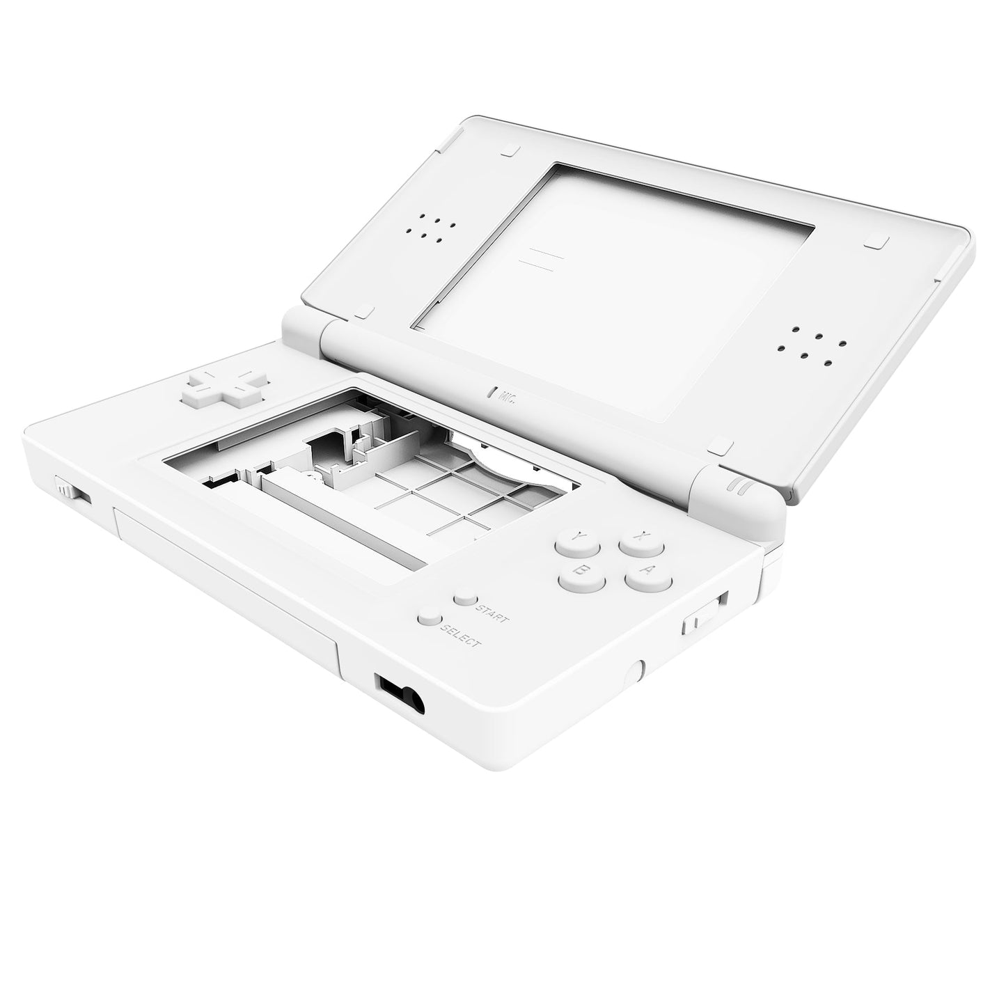 eXtremeRate ニンテンドーDS Lite用交換フルハウジングシェル&ボタンセット保護フィルム付き【ホワイト】