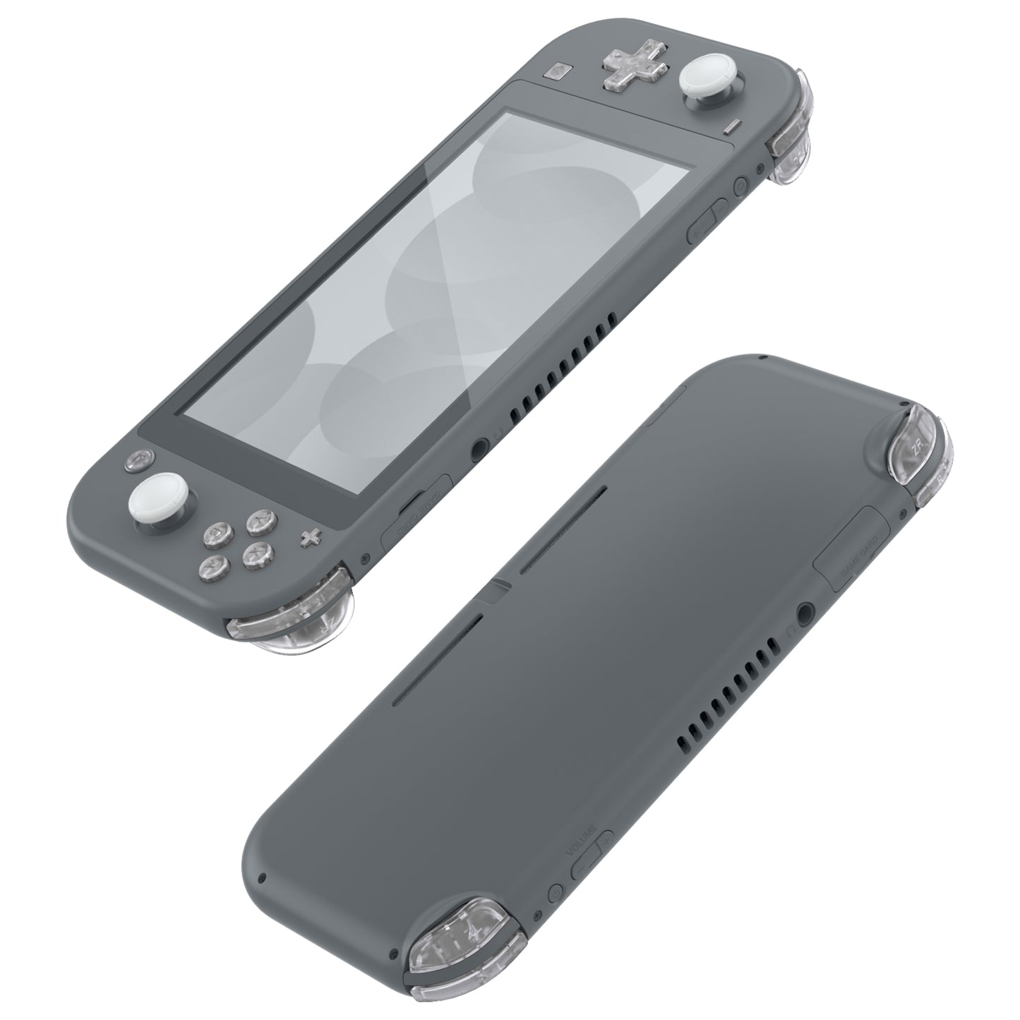 eXtremeRate Nintendo Switch Lite用交換フルセットシェル&ABXYボタン保護フィルム付き【クリア】