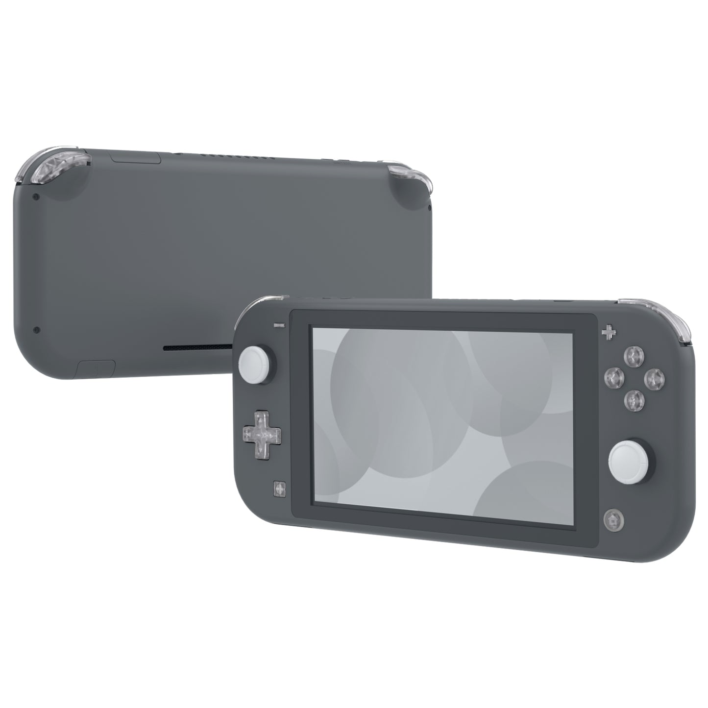 eXtremeRate Nintendo Switch Lite用交換フルセットシェル&ABXYボタン保護フィルム付き【クリア】