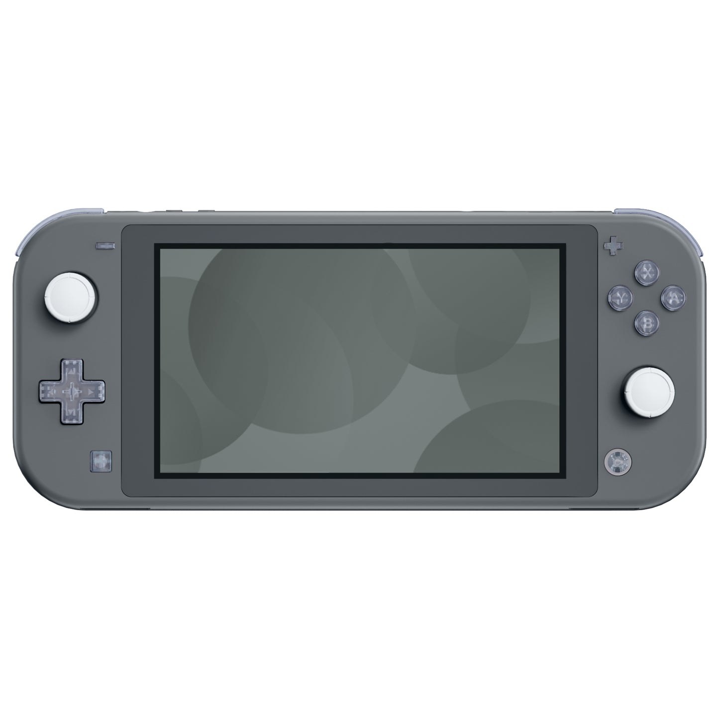 eXtremeRate Nintendo Switch Lite用交換フルセットシェル&ABXYボタン保護フィルム付き【クリアグレイシャーブルー】