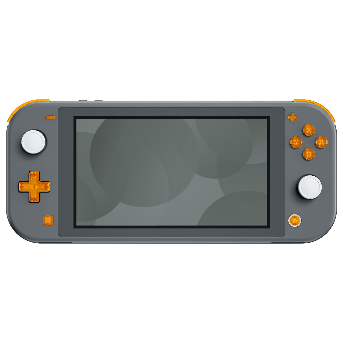 eXtremeRate Nintendo Switch Lite用交換フルセットシェル&ABXYボタン保護フィルム付き【クリアオレンジ】