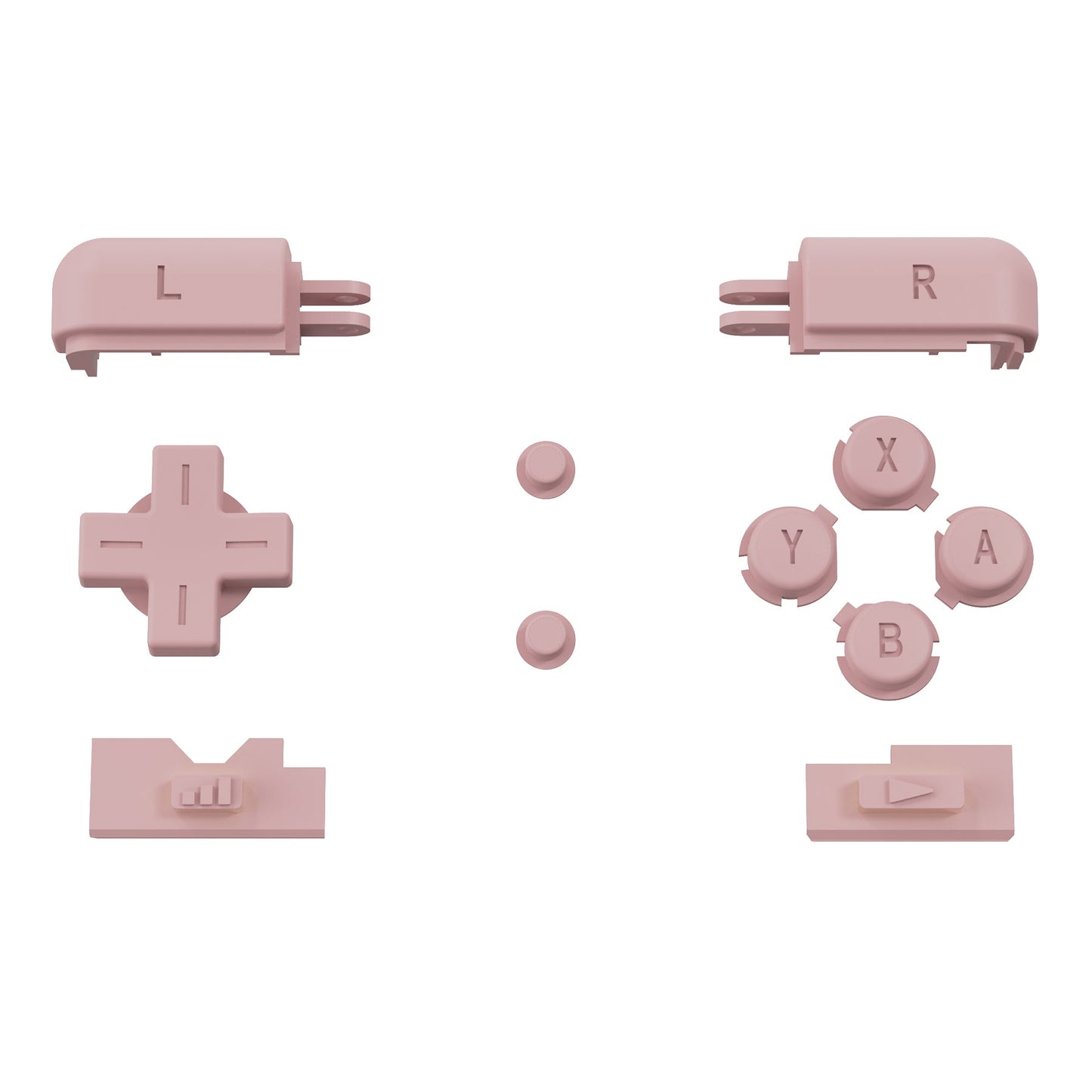 eXtremeRate Replacement Full Set Buttons for Nintendo DS Lite NDSL - Cherry Blossoms Pink eXtremeRate