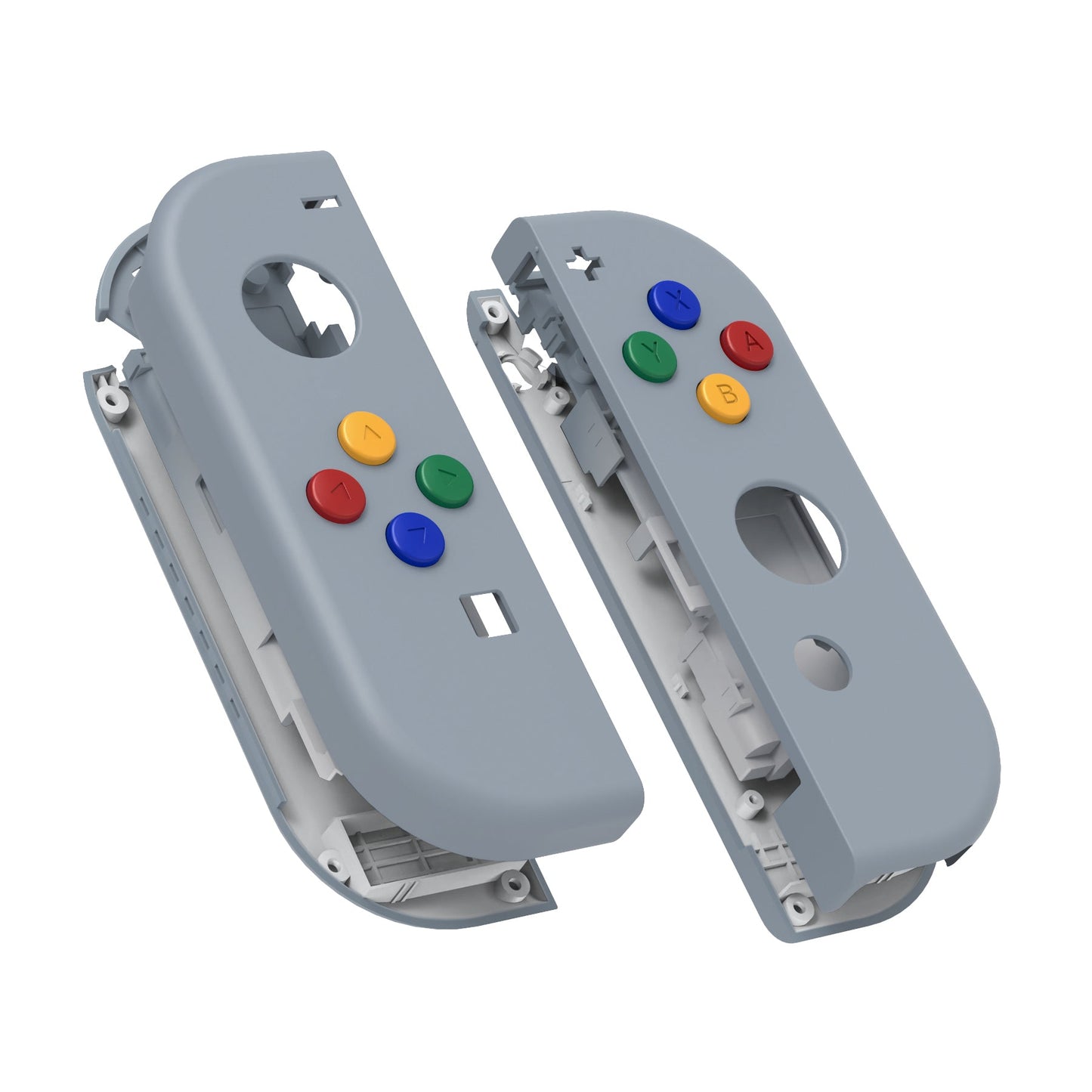 eXtremeRate NS Switch用ジョイコン交換フルセットシェルケースボタン付き【ニューホープグレイ】