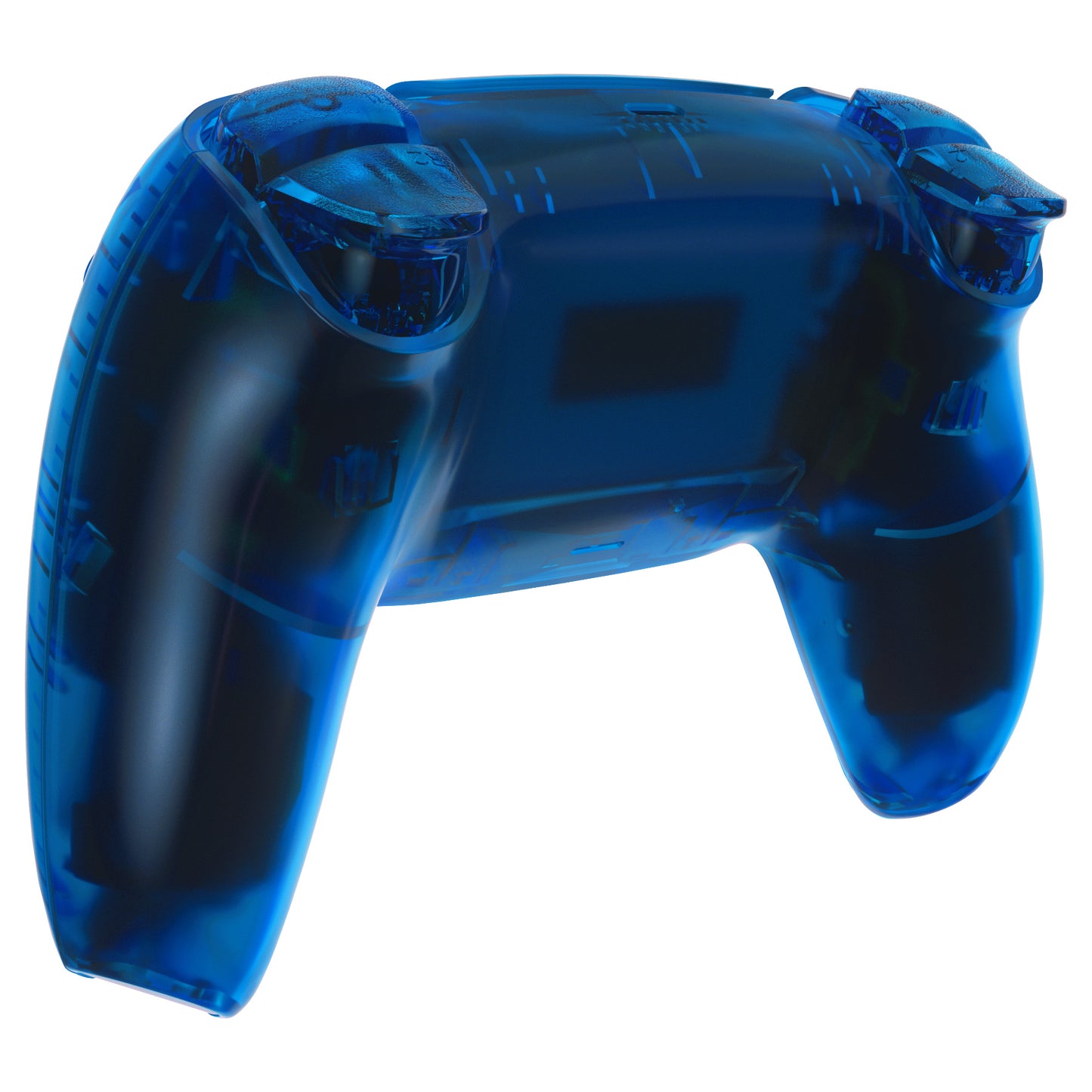 eXtremeRate PS5コントローラーBDM-030/040/050対応交換対応用フルセットシェル&ボタン【クリアブルー】