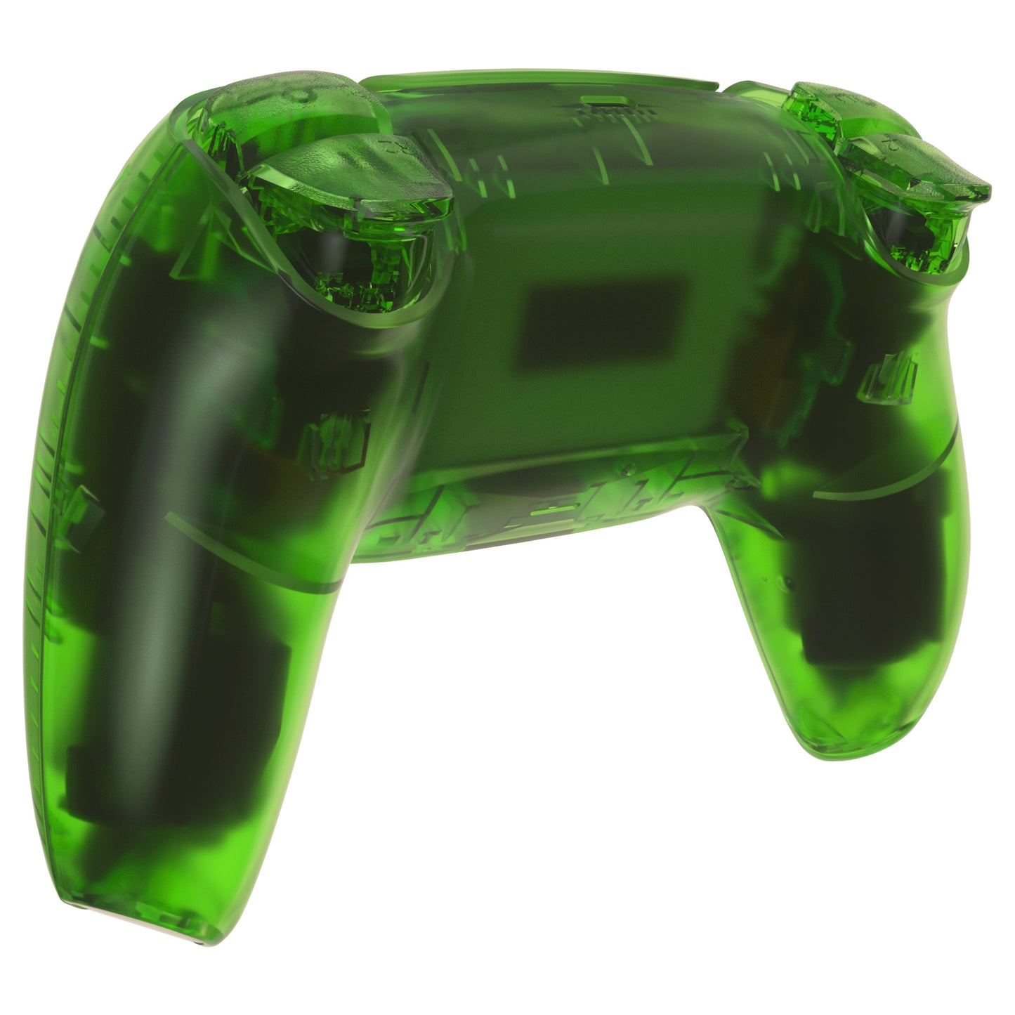 eXtremeRate PS5コントローラーBDM-030/040/050対応交換対応用フルセットシェル&ボタン【クリアグリーン】