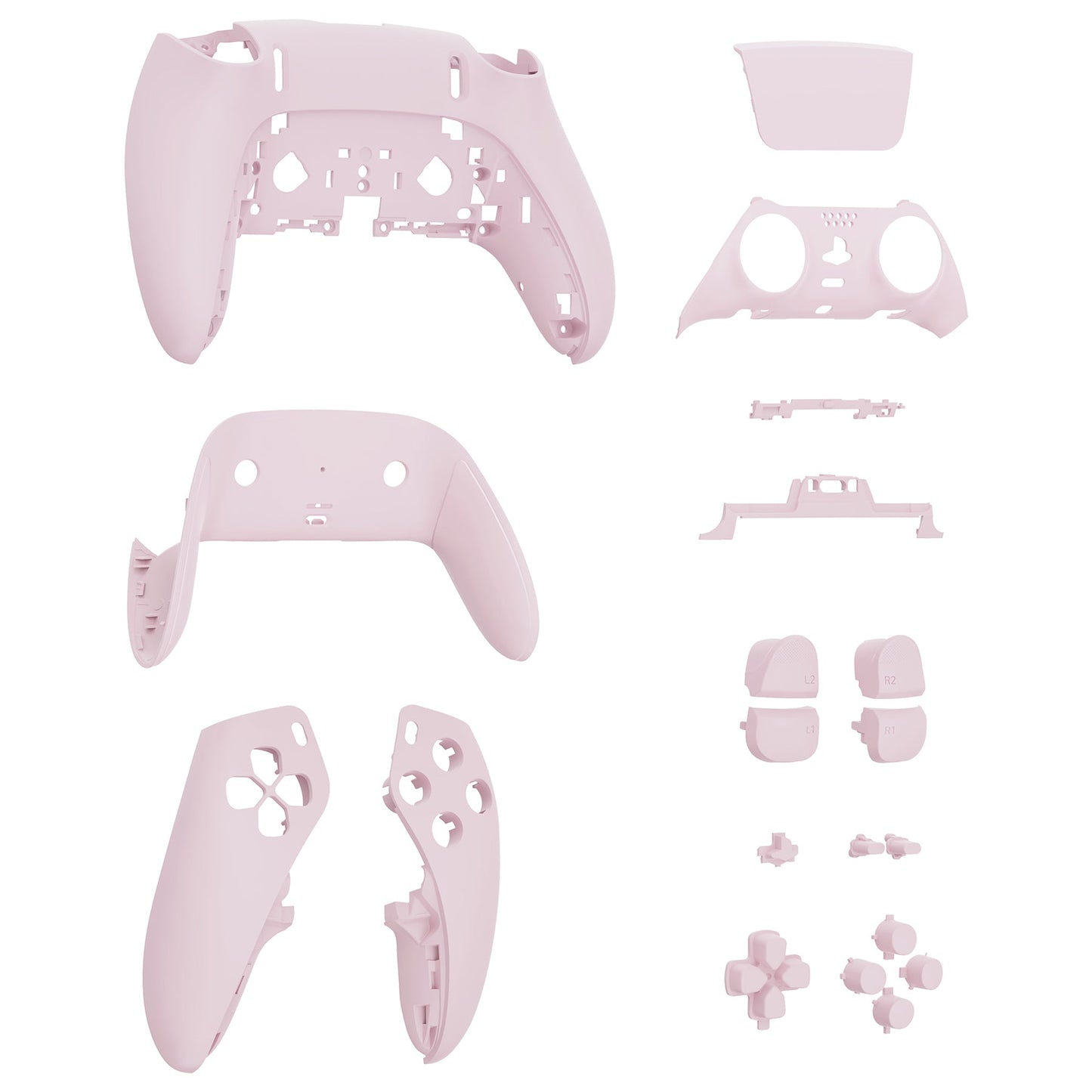eXtremeRate PS5 edgeコントローラー対応交換対応用フルセットシェル&ボタン【サクラピンク】