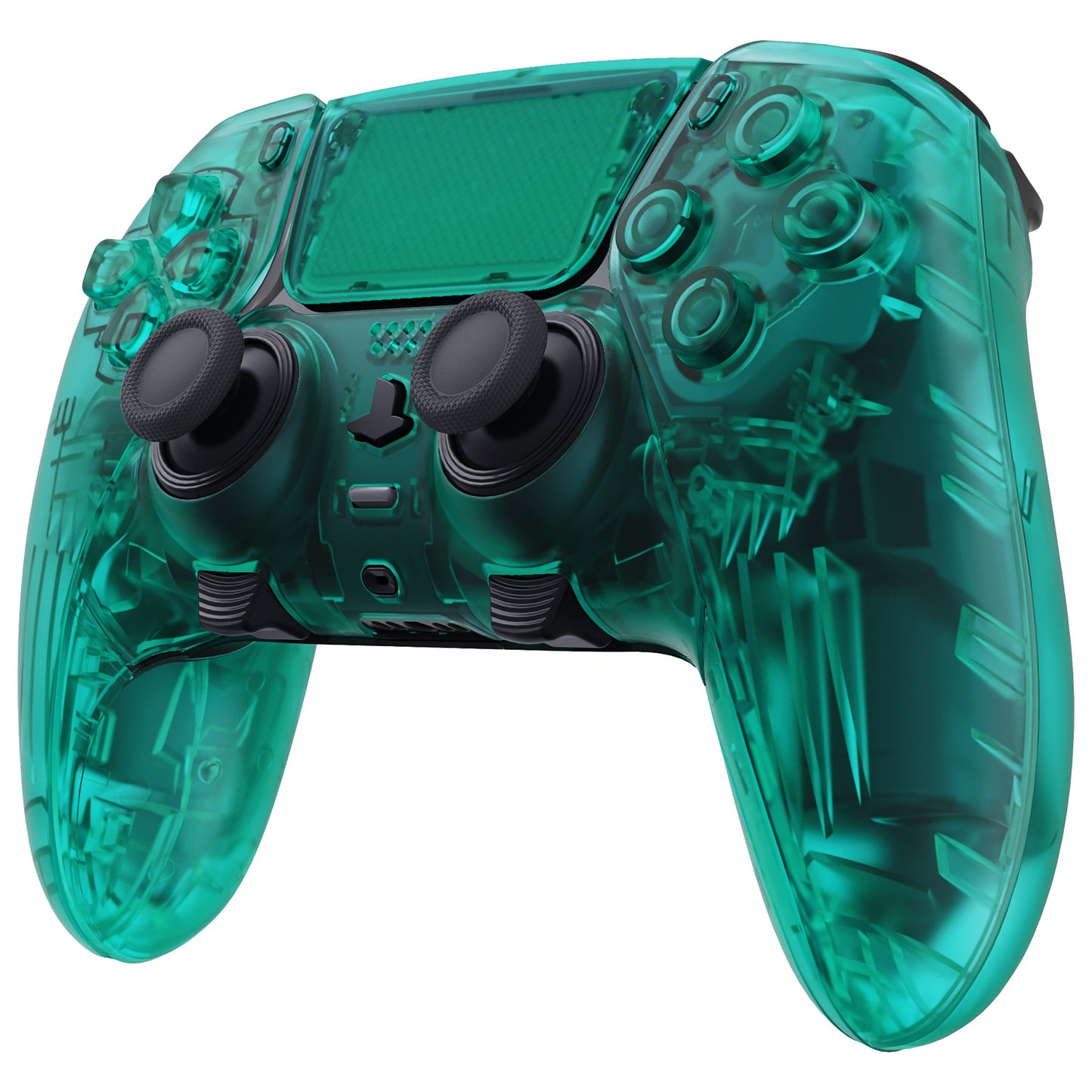 eXtremeRate PS5 edgeコントローラー対応交換対応用フルセットシェル&ボタン【エメラルドグリーン】