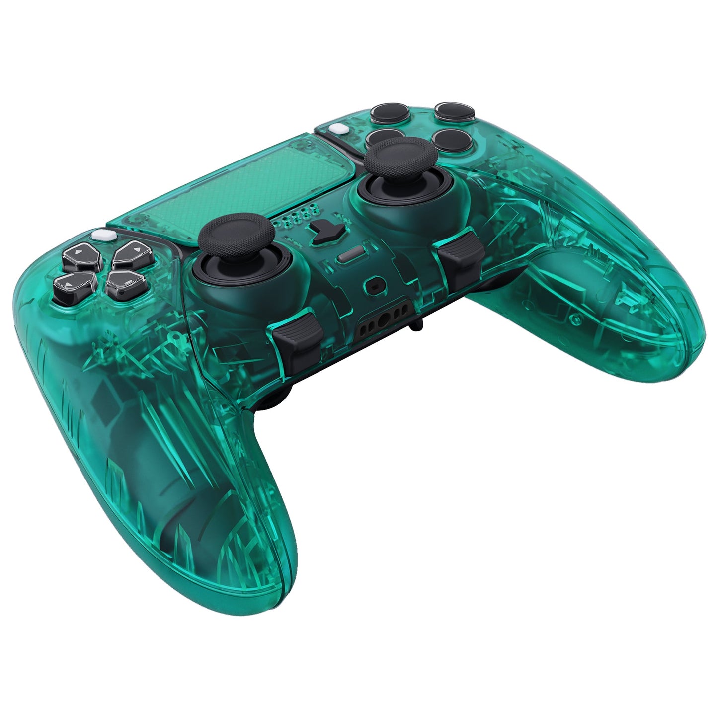 eXtremeRate PS5 edgeコントローラー対応交換対応用フルセットシェル&ボタン【エメラルドグリーン】