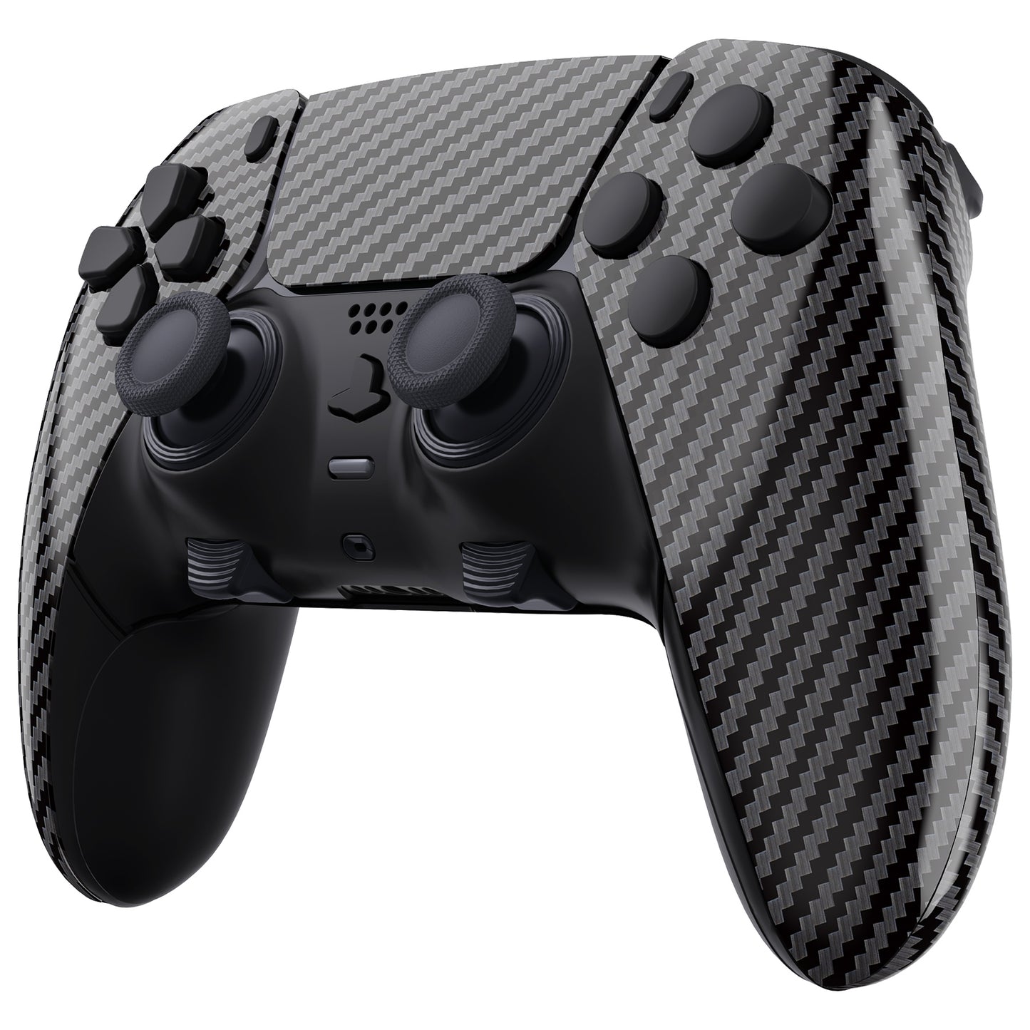 eXtremeRate PS5 edgeコントローラー対応交換対応用フルセットシェル&ボタン【グラファイトカーボンファイバー】