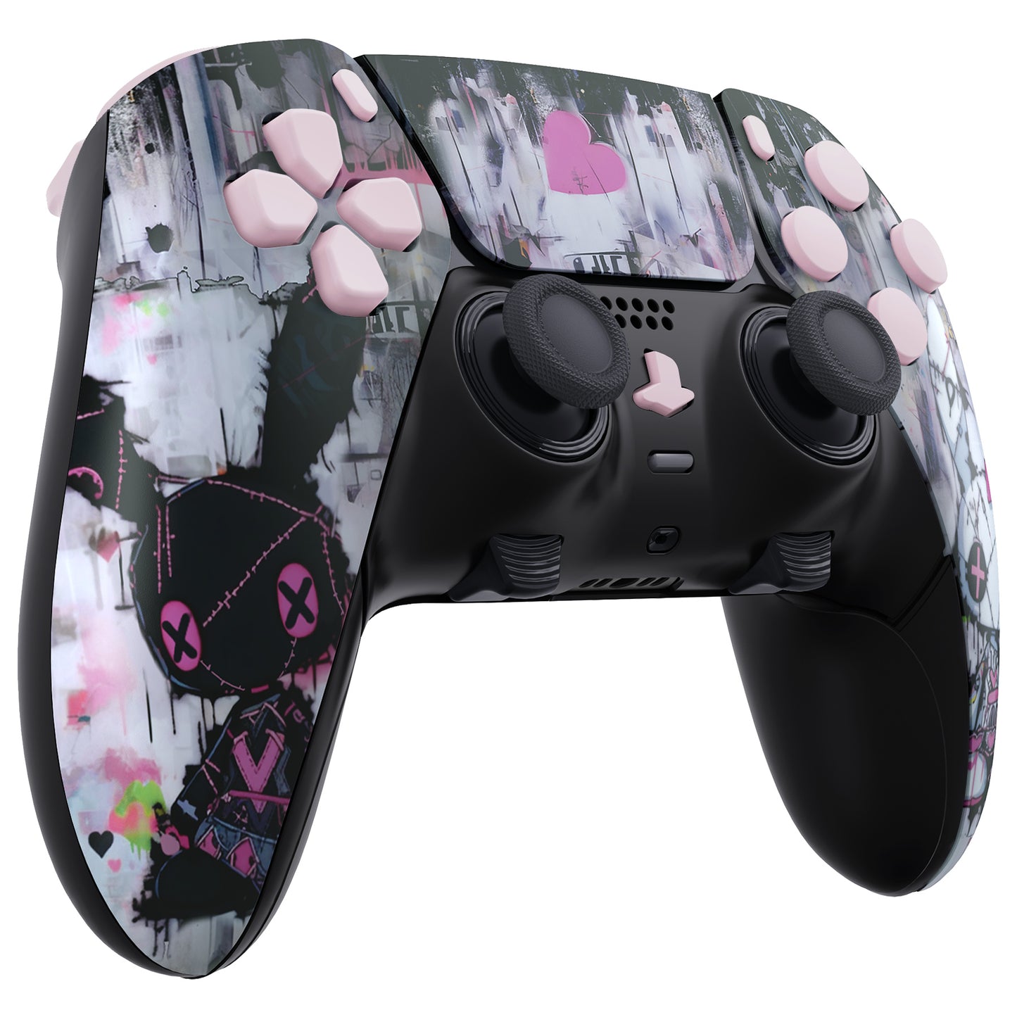 eXtremeRate PS5 edgeコントローラー対応交換対応用フルセットシェル&ボタン【可愛いパンク兎ちゃん】