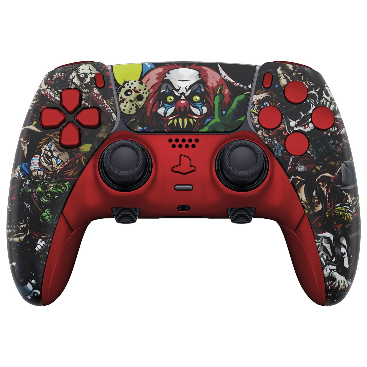 eXtremeRate PS5 edgeコントローラー対応交換対応用フルセットシェル&ボタン【スリラーパーティー】