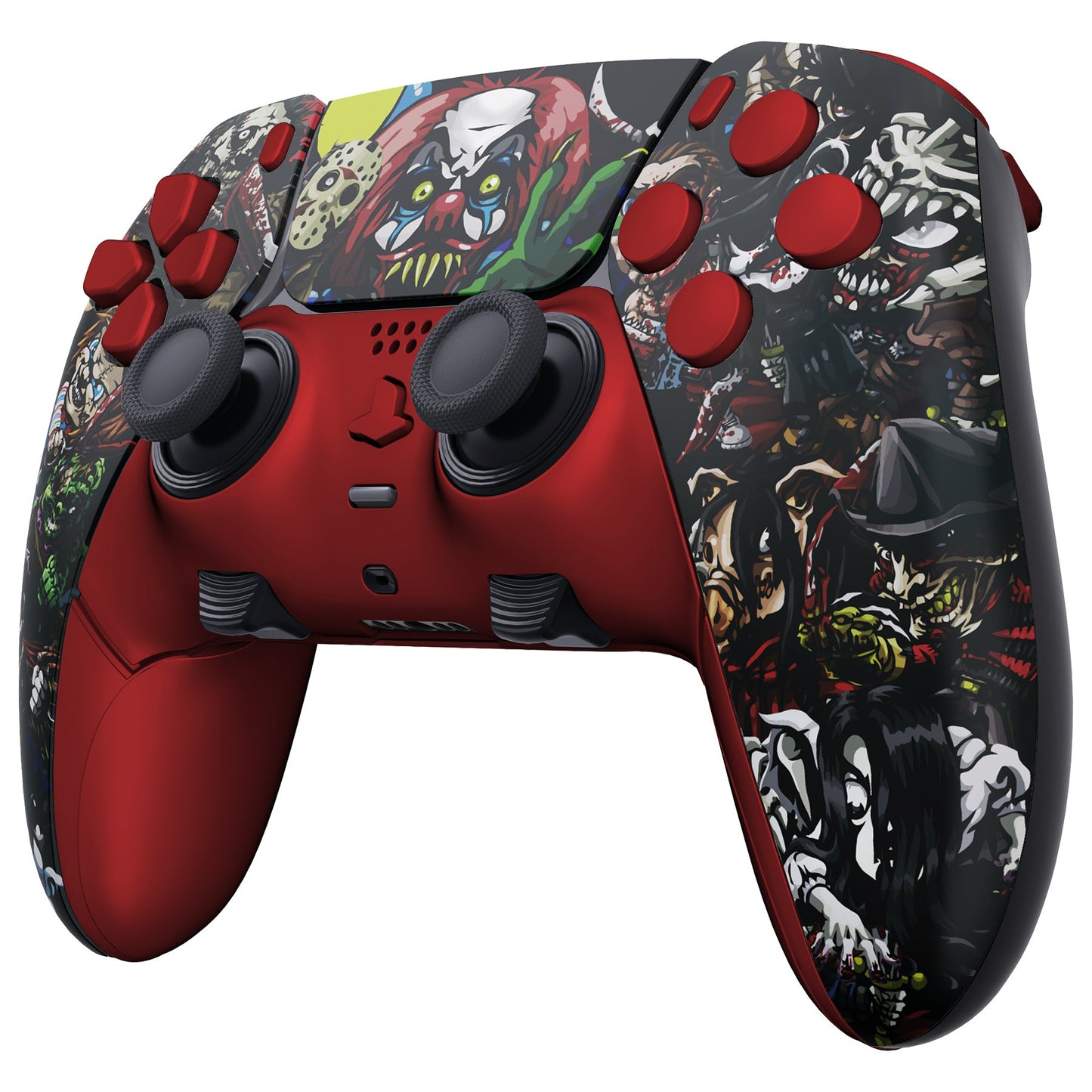 eXtremeRate PS5 edgeコントローラー対応交換対応用フルセットシェル&ボタン【スリラーパーティー】