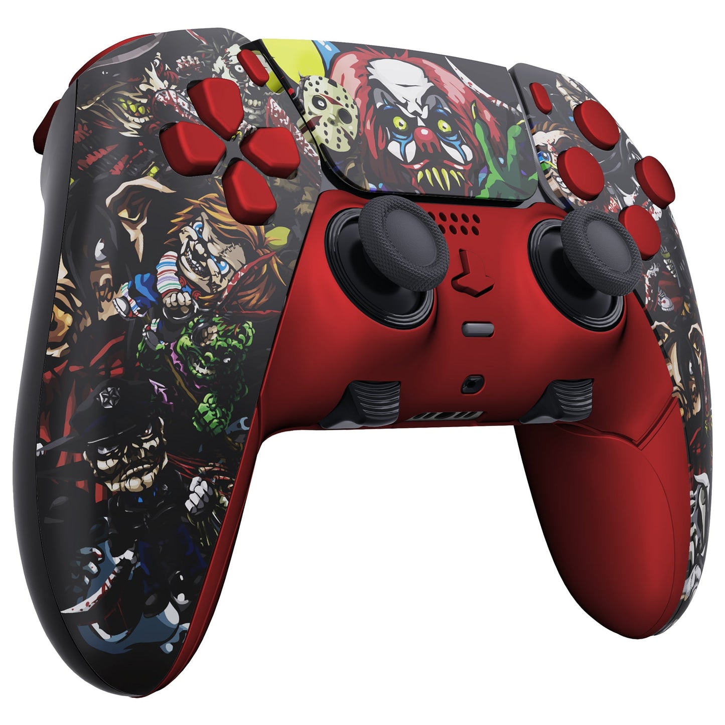 eXtremeRate PS5 edgeコントローラー対応交換対応用フルセットシェル&ボタン【スリラーパーティー】